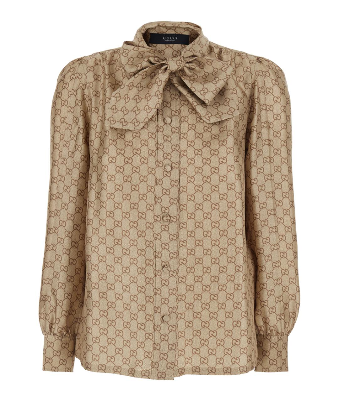 GUCCI Бежевая рубашка, фото 1