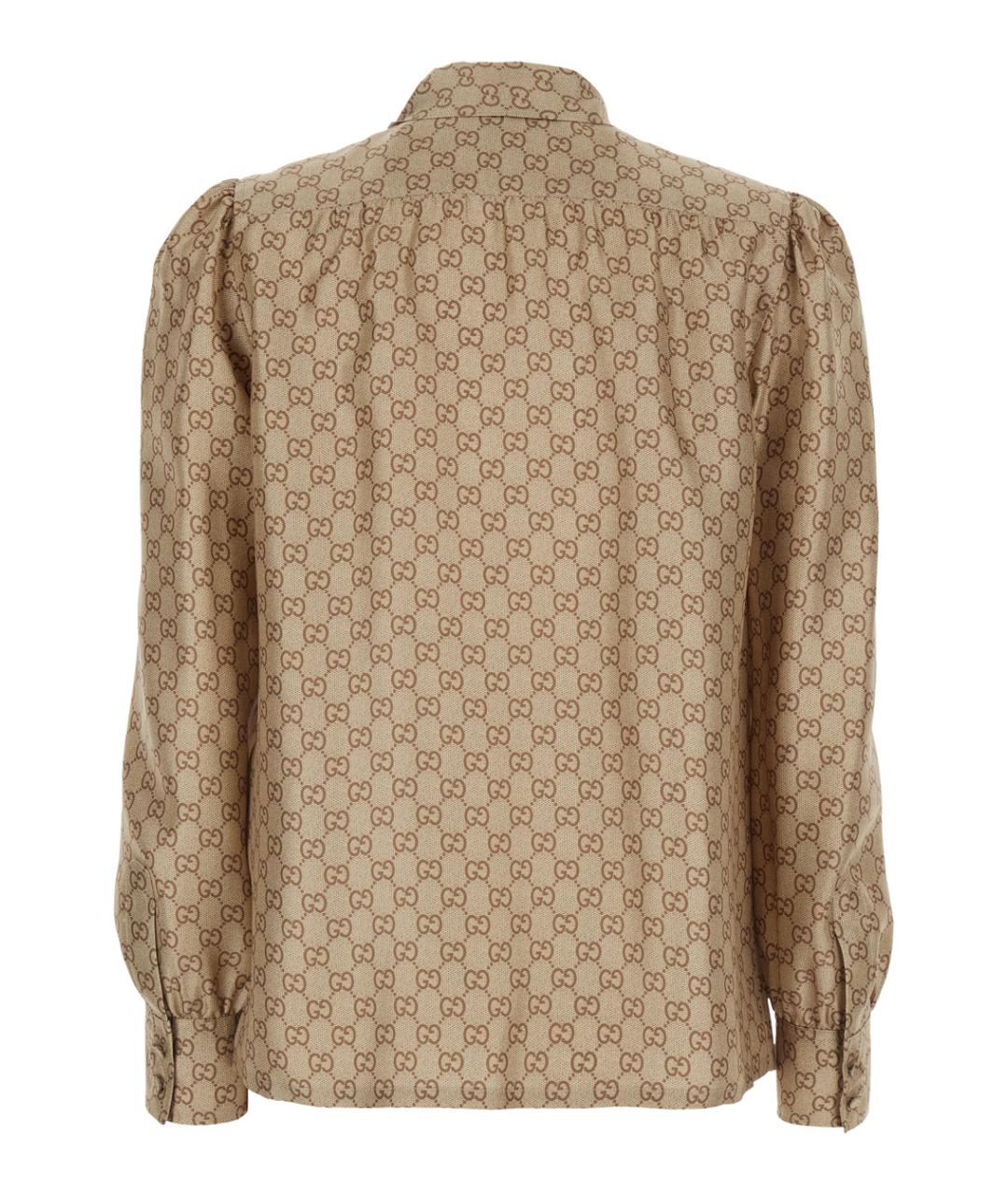 GUCCI Бежевая рубашка, фото 2