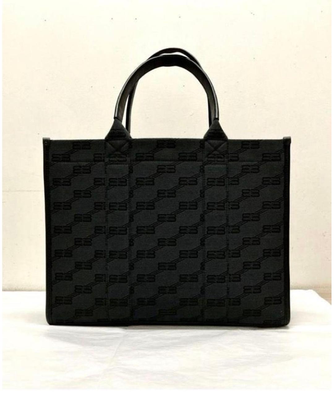 BALENCIAGA Черная сумка тоут, фото 3