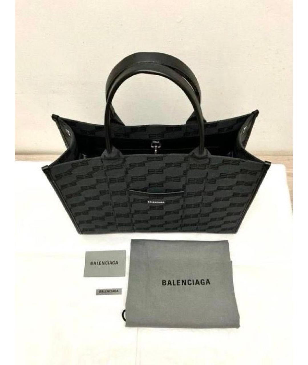 BALENCIAGA Черная сумка тоут, фото 6