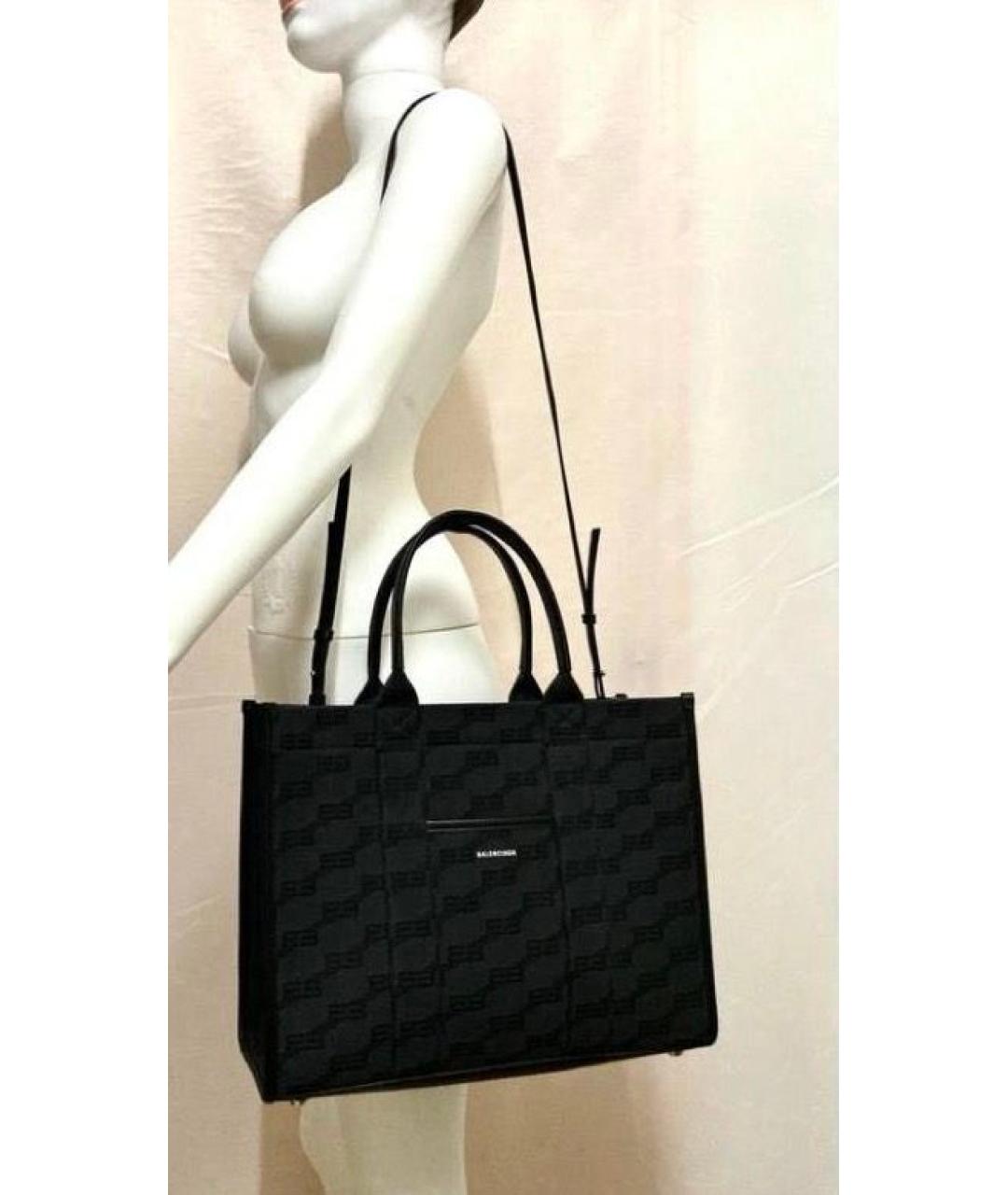 BALENCIAGA Черная сумка тоут, фото 5