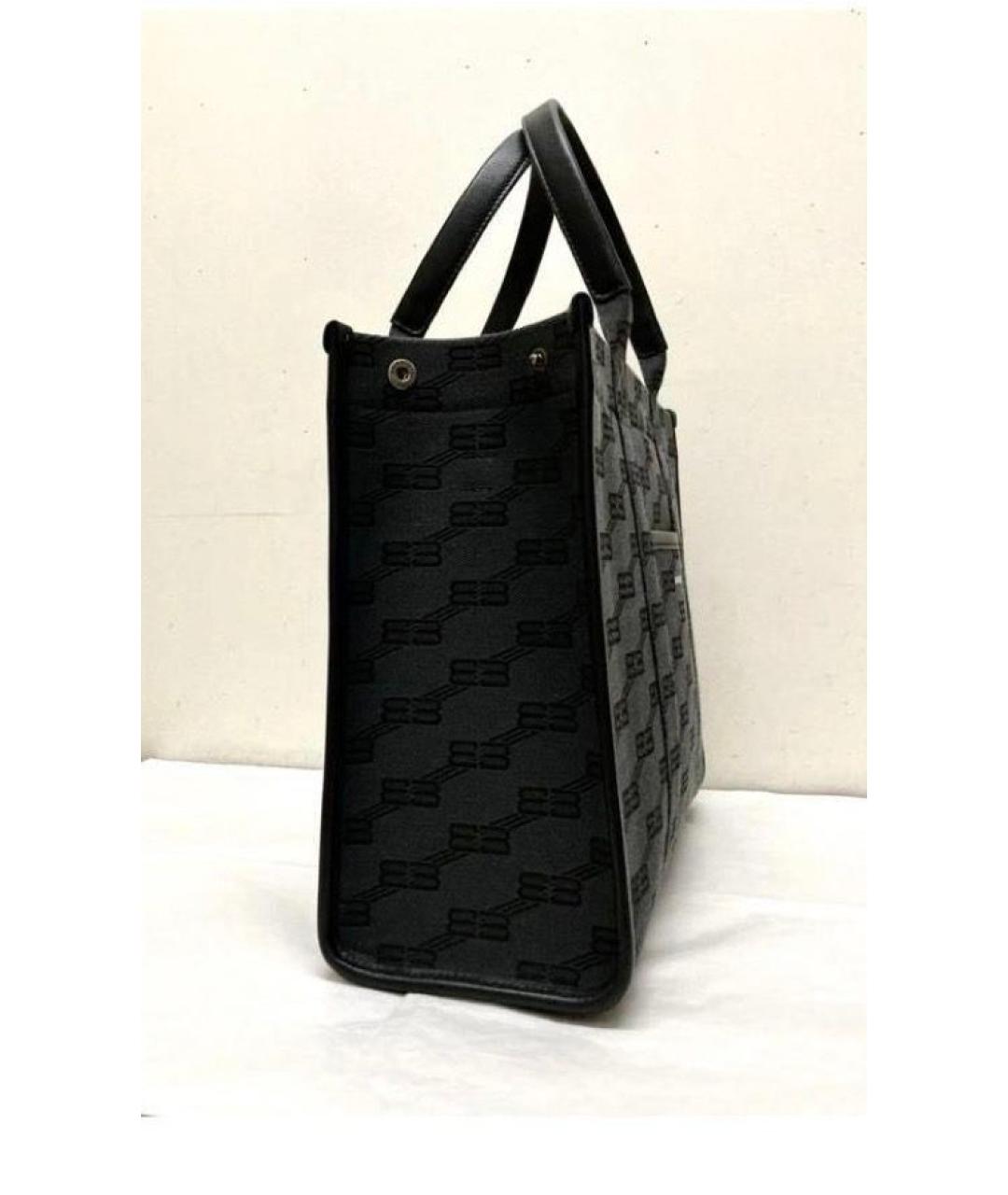 BALENCIAGA Черная сумка тоут, фото 8