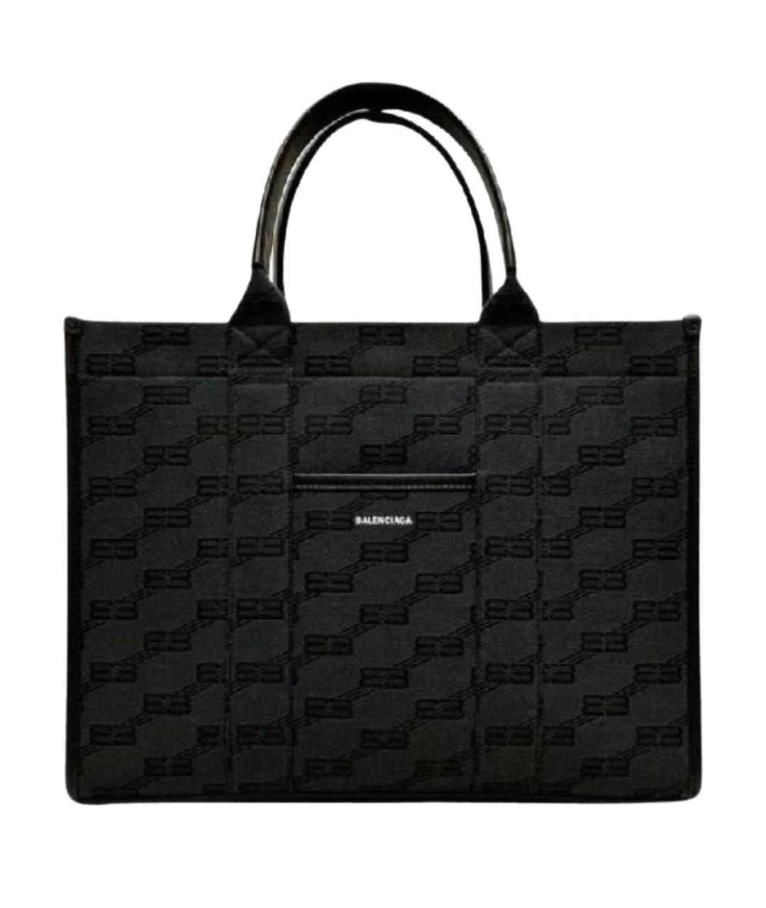 BALENCIAGA Черная сумка тоут, фото 1