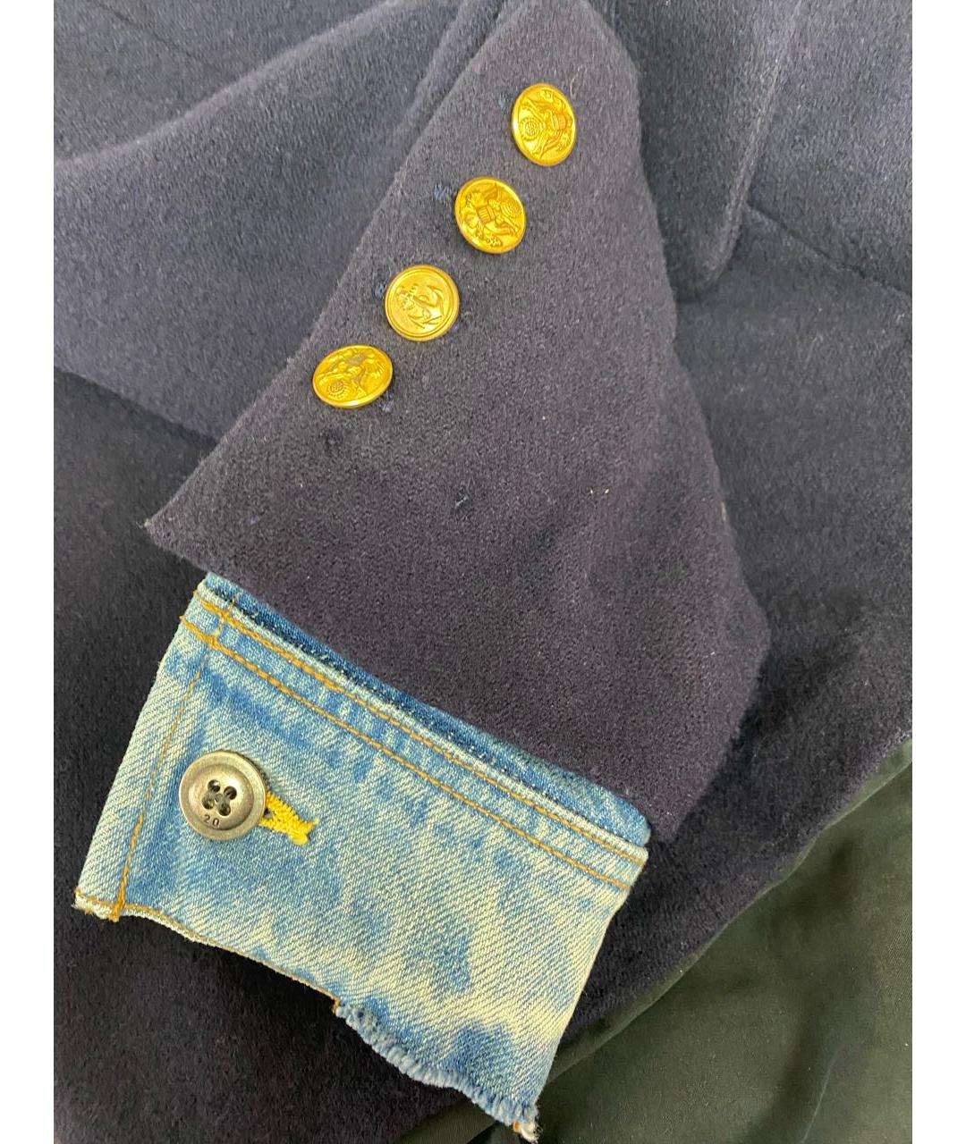 RALPH LAUREN Темно-синий шерстяной пиджак, фото 4