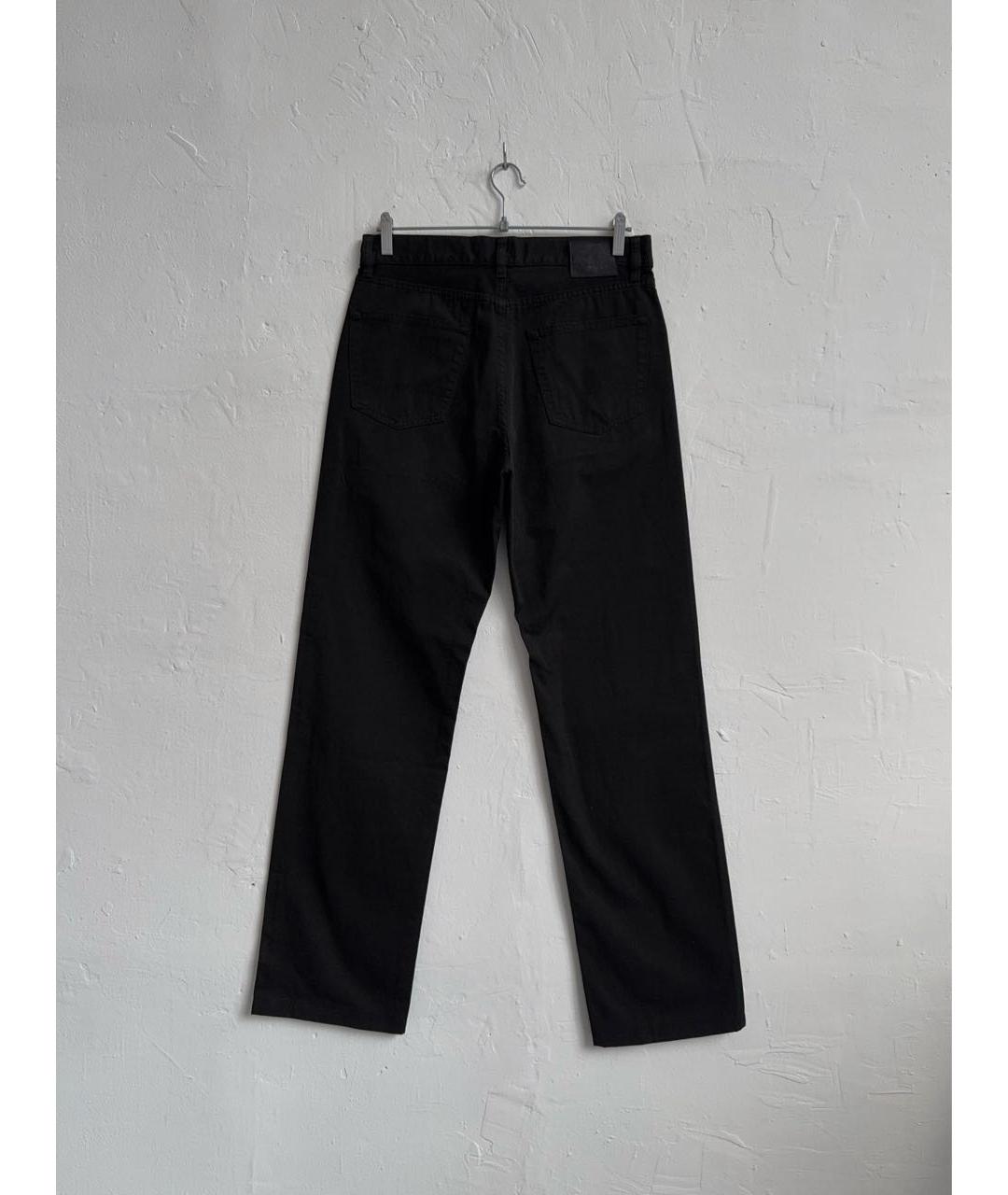 HUGO BOSS Черные хлопковые прямые джинсы, фото 2