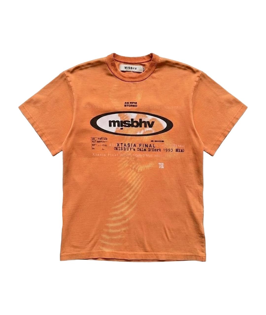 MISBHV Оранжевая хлопковая футболка, фото 1