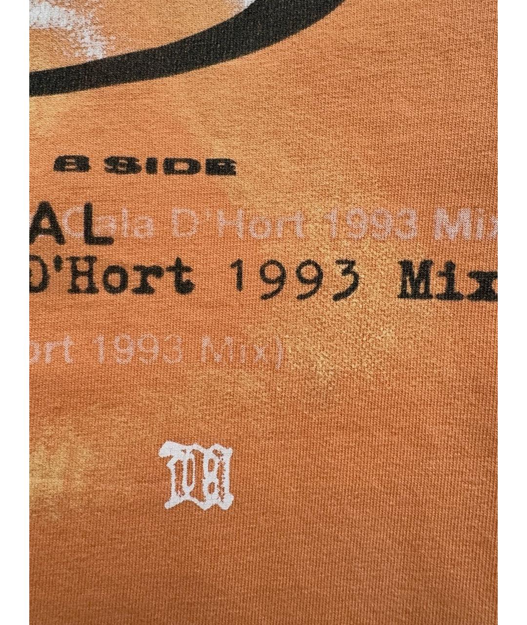 MISBHV Оранжевая хлопковая футболка, фото 5