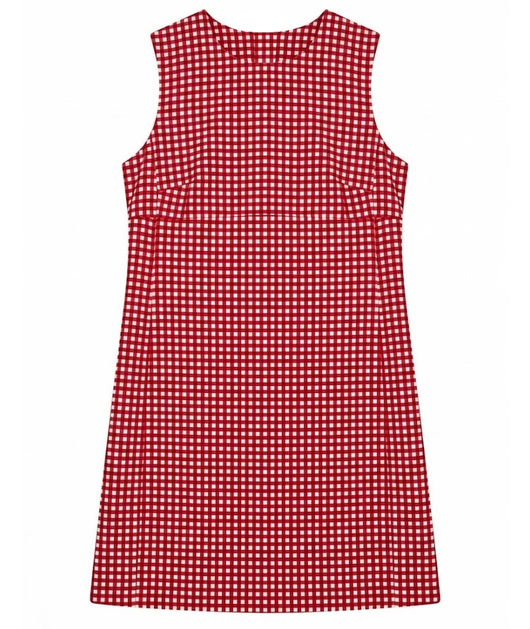 LOUIS VUITTON Красный хлопковый сарафан, фото 1