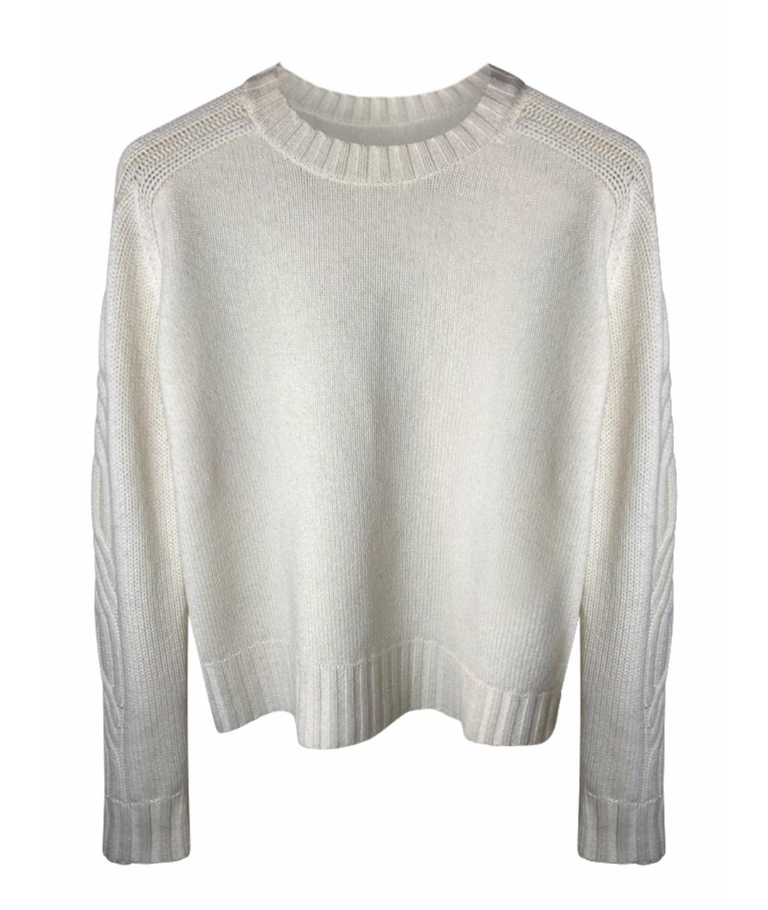 MAX MARA Белый кашемировый джемпер / свитер, фото 1