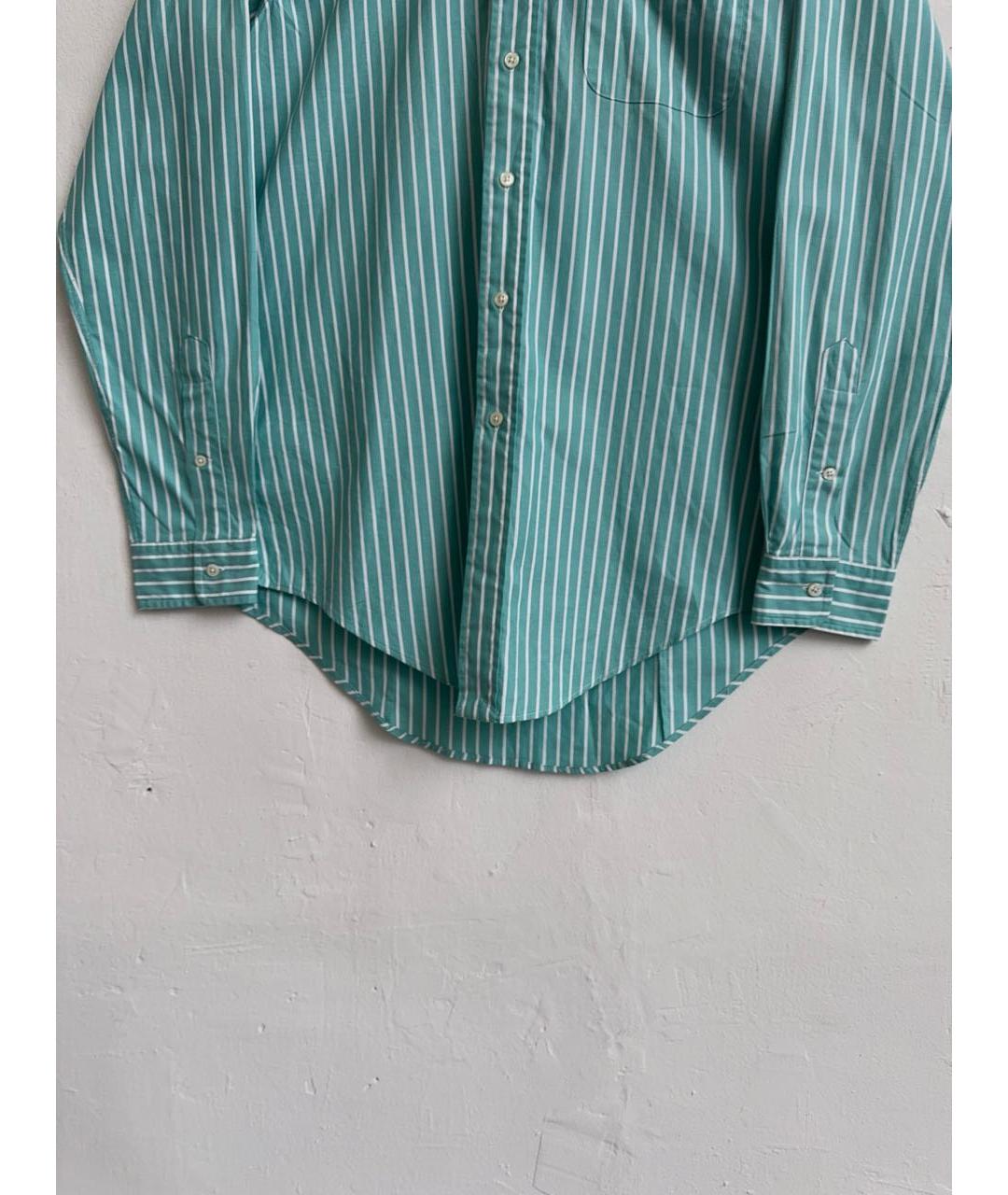 POLO RALPH LAUREN Зеленая хлопковая кэжуал рубашка, фото 5
