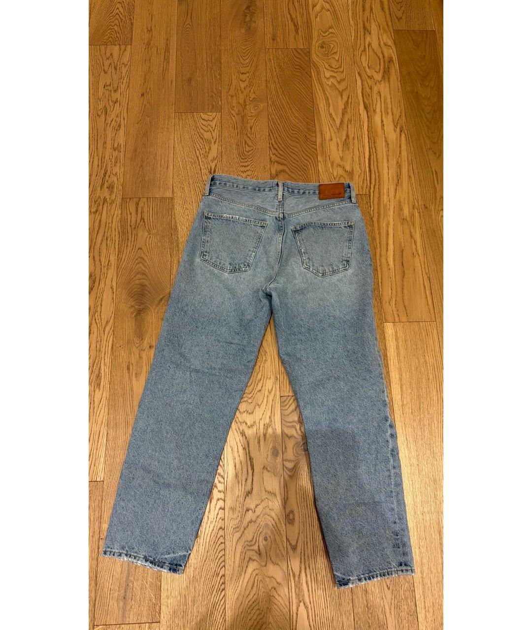 Citizien Of Humanity Голубые хлопковые джинсы слим, фото 2