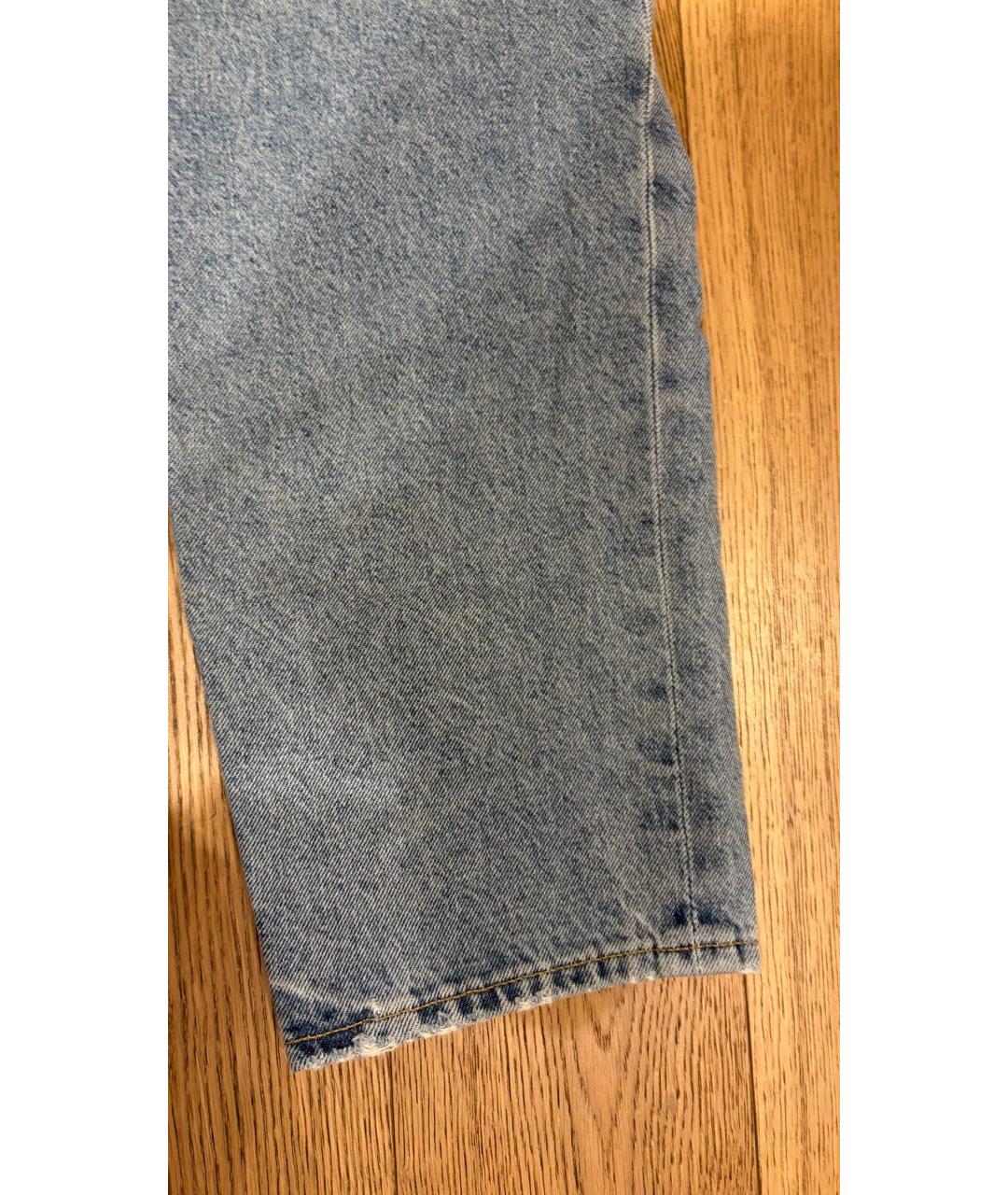 Citizien Of Humanity Голубые хлопковые джинсы слим, фото 6