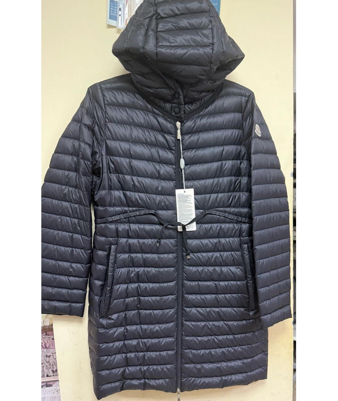 MONCLER Черное пальто, фото 4