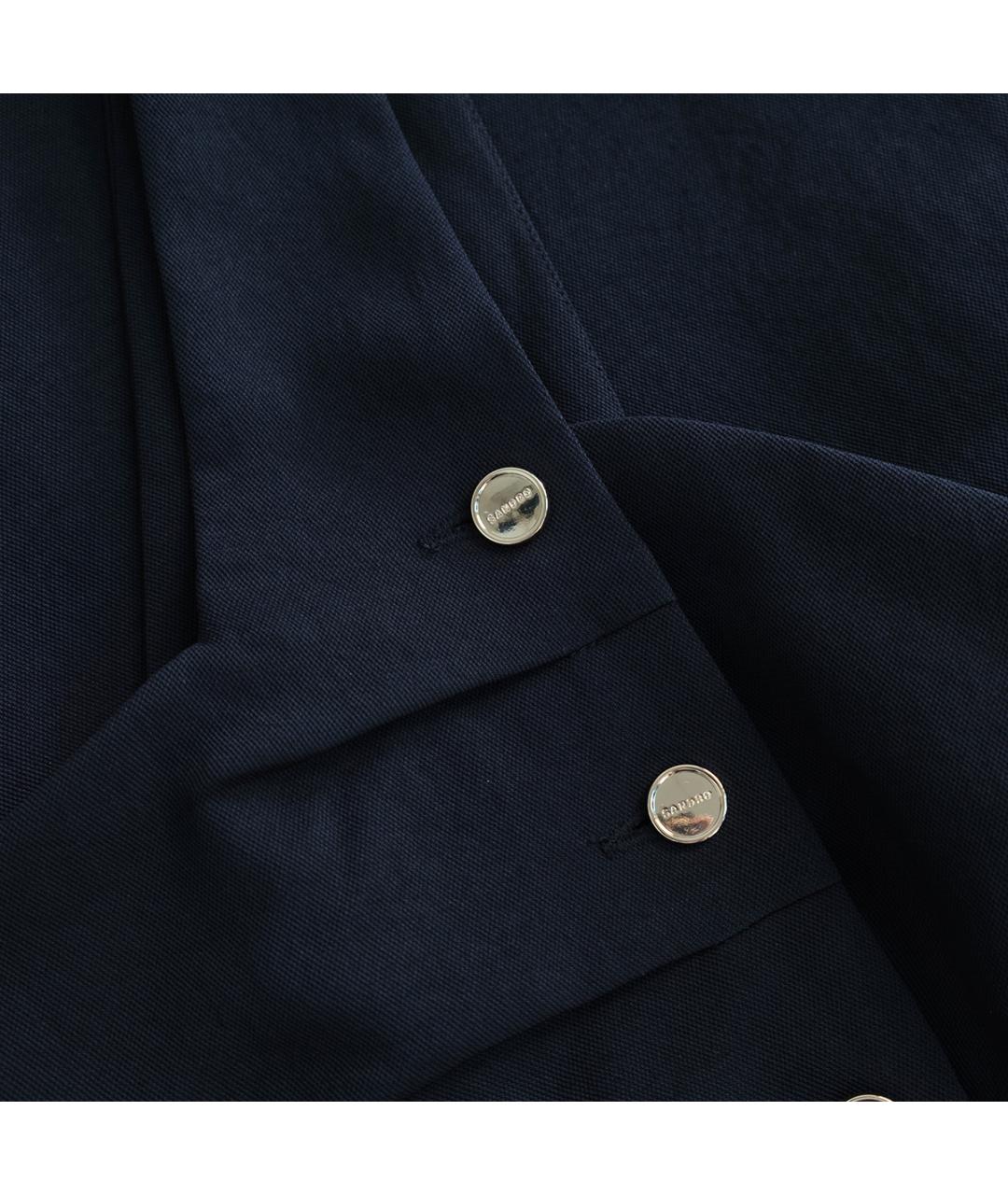 SANDRO Черное полиэстеровое повседневное платье, фото 3