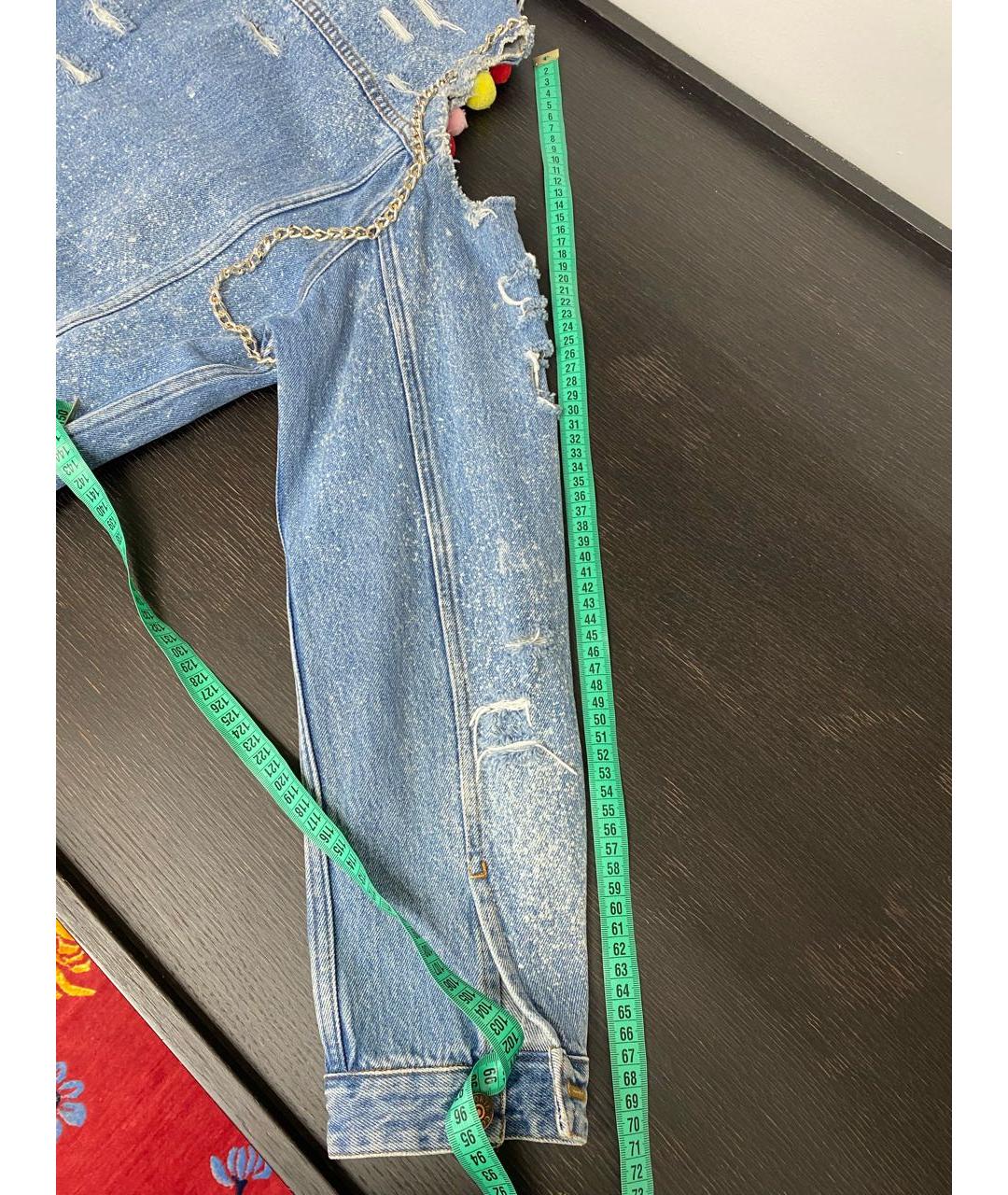 FORTE COUTURE Голубая деним куртка, фото 8