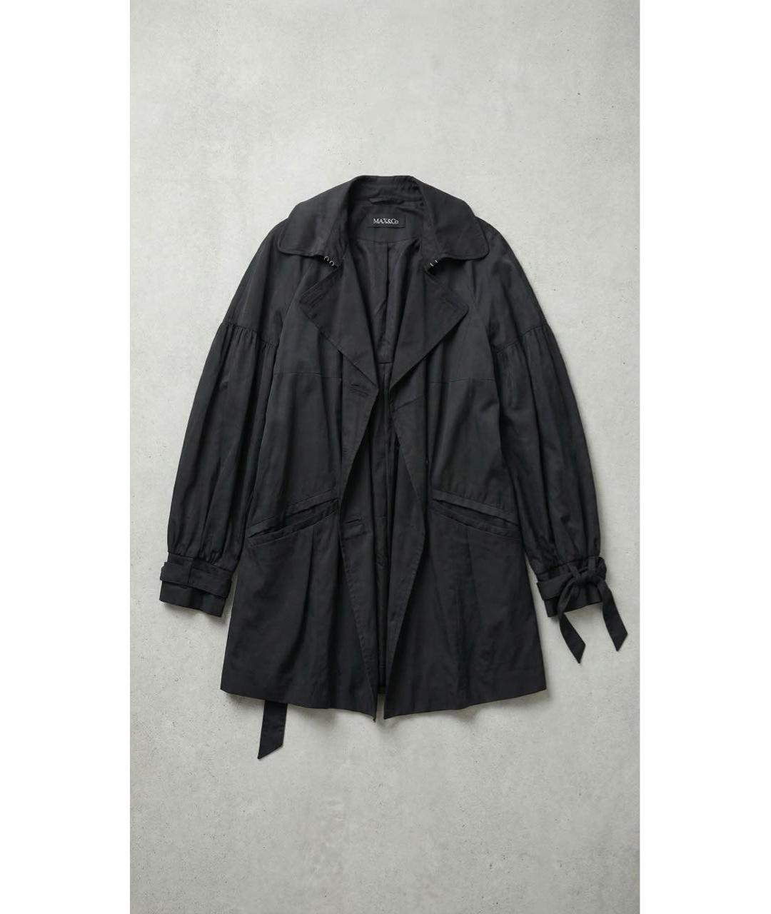 MAX&CO Черный тренч/плащ, фото 5