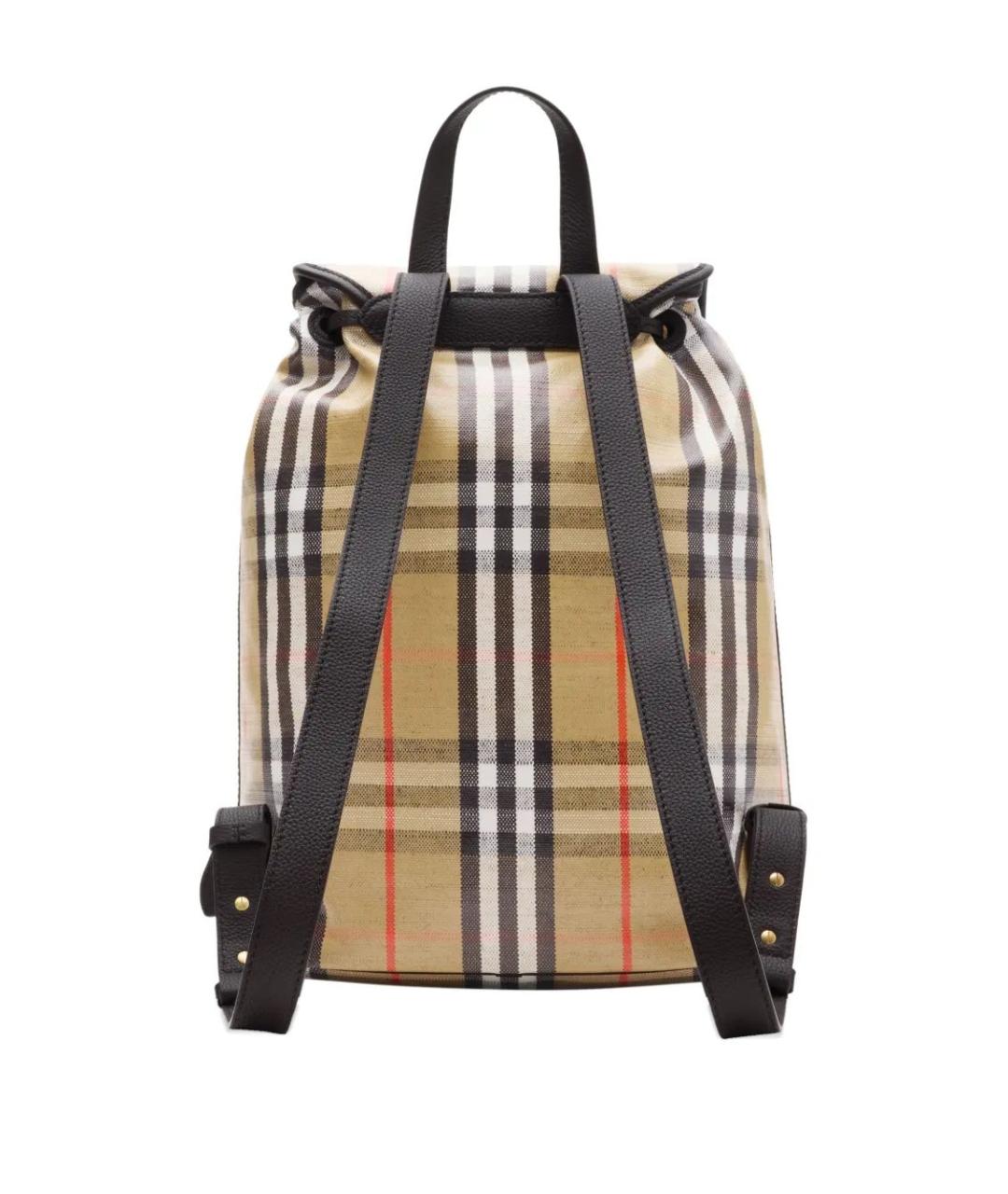 BURBERRY Бежевый хлопковый рюкзак, фото 3