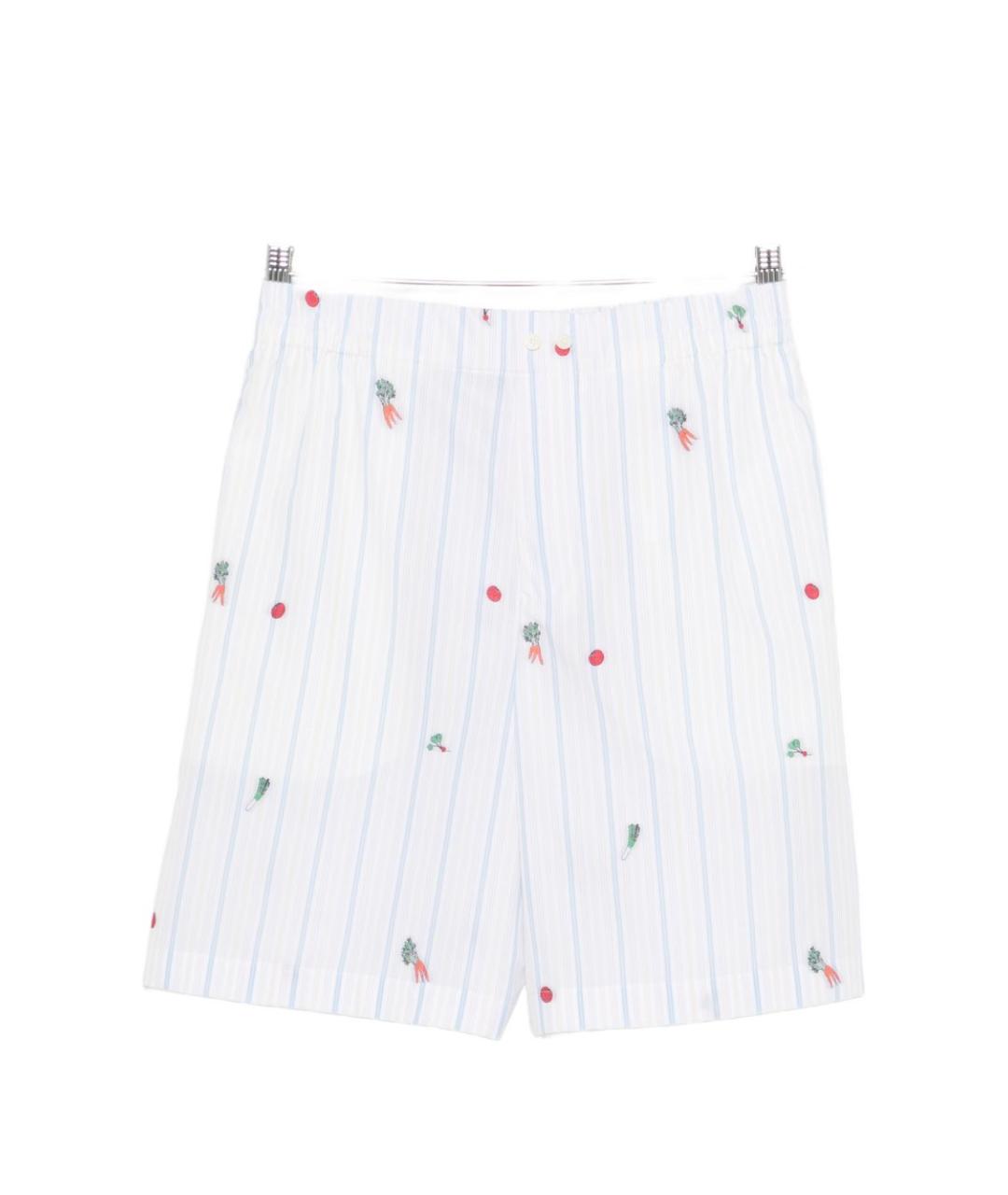 JACQUEMUS Белые хлопковые шорты, фото 6