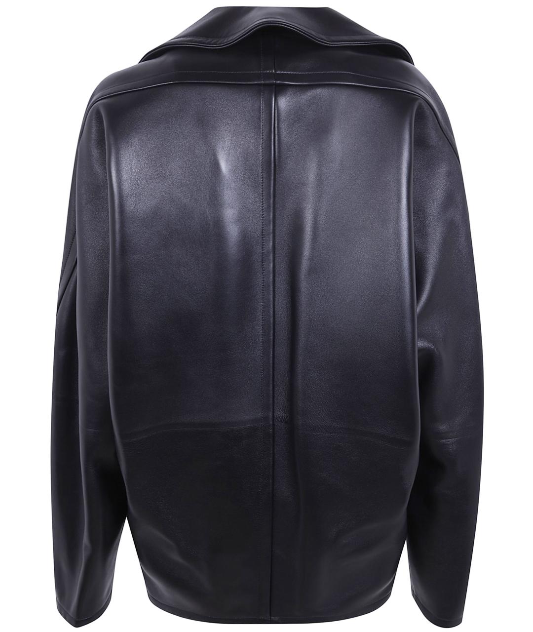 PHOEBE PHILO Черная кожаная куртка, фото 2