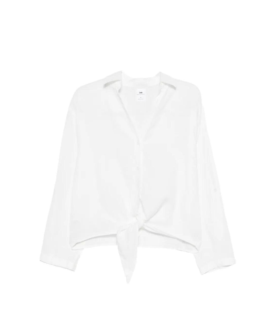 LOIS JEANS Белая льняная рубашка, фото 1