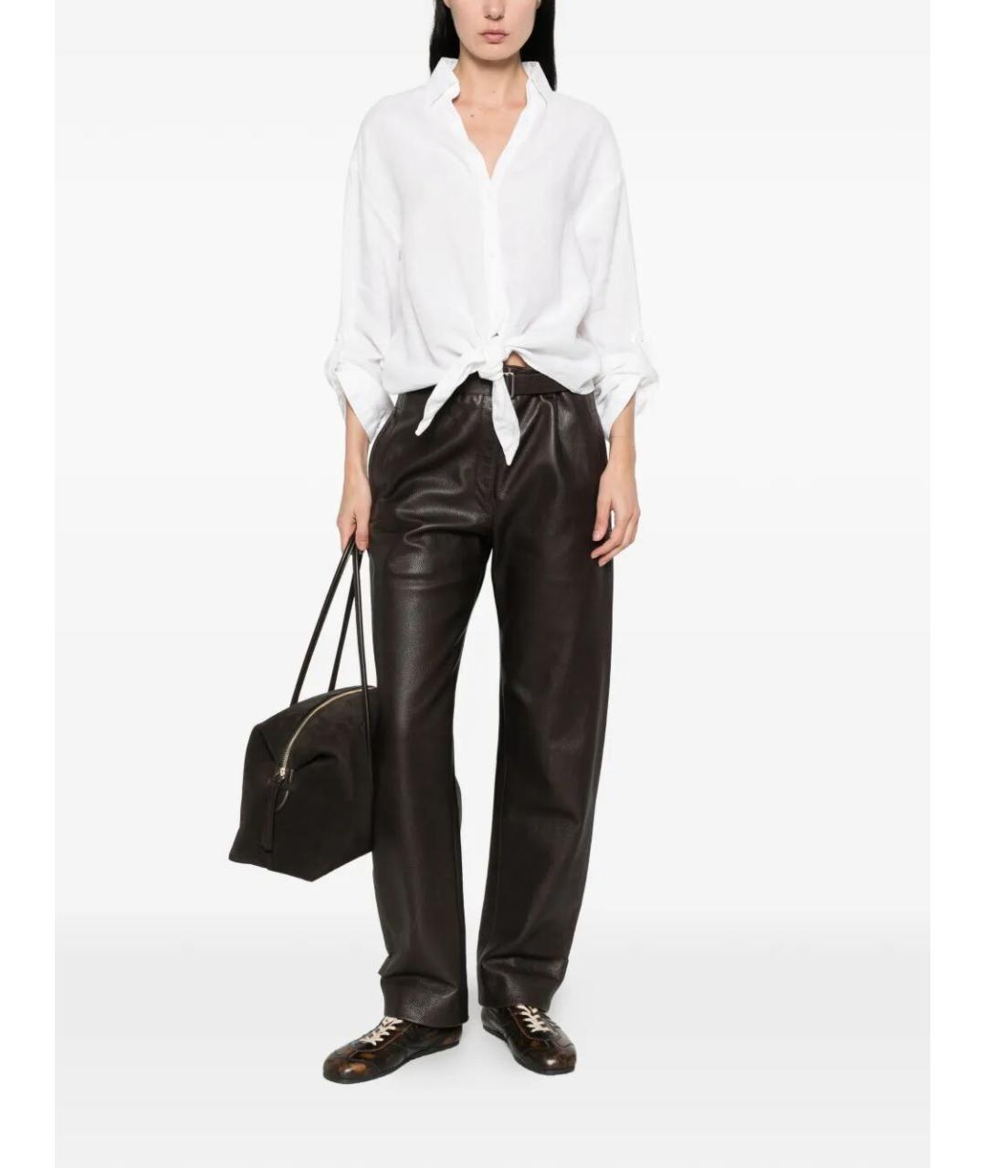 LOIS JEANS Белая льняная рубашка, фото 3