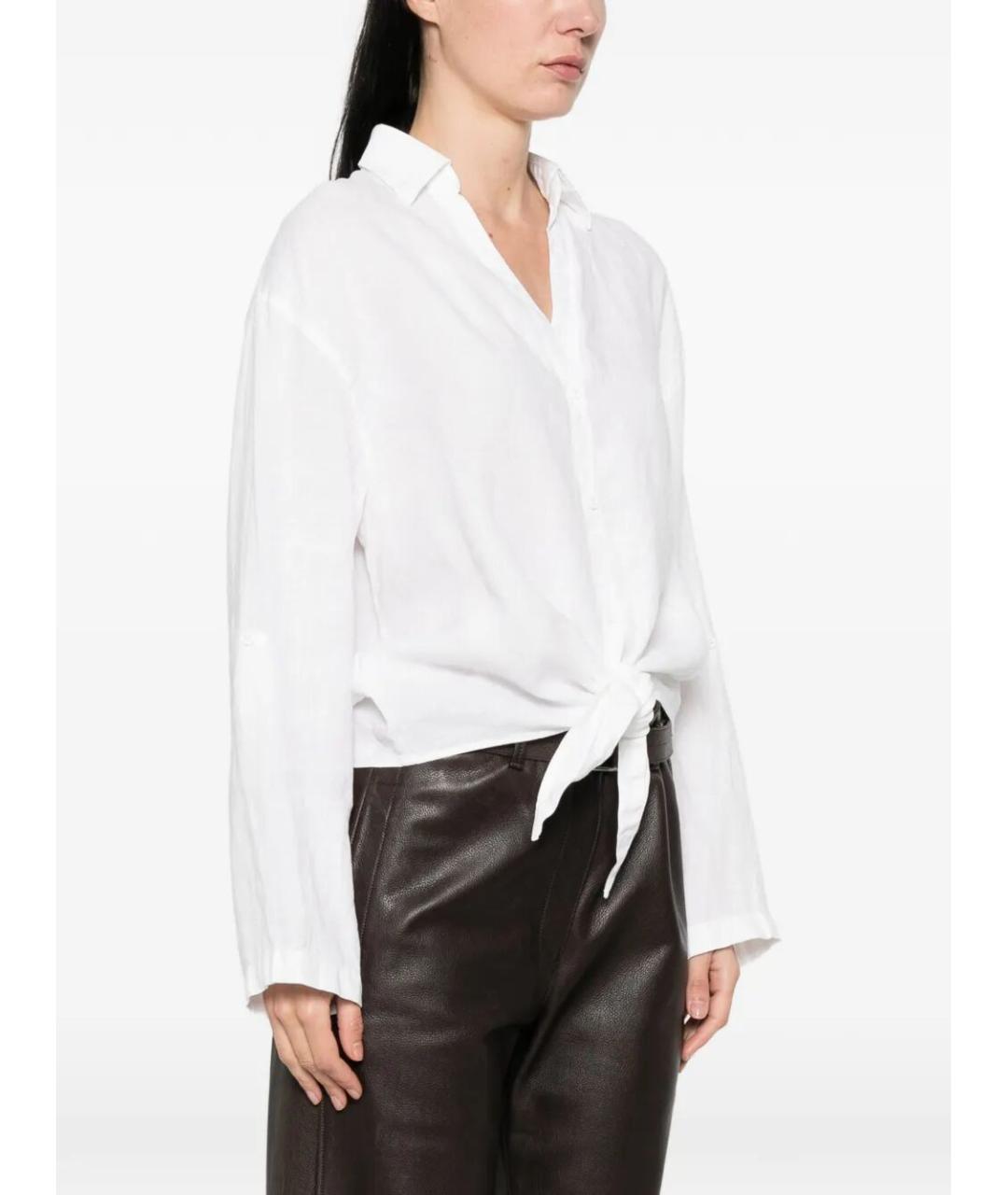 LOIS JEANS Белая льняная рубашка, фото 2