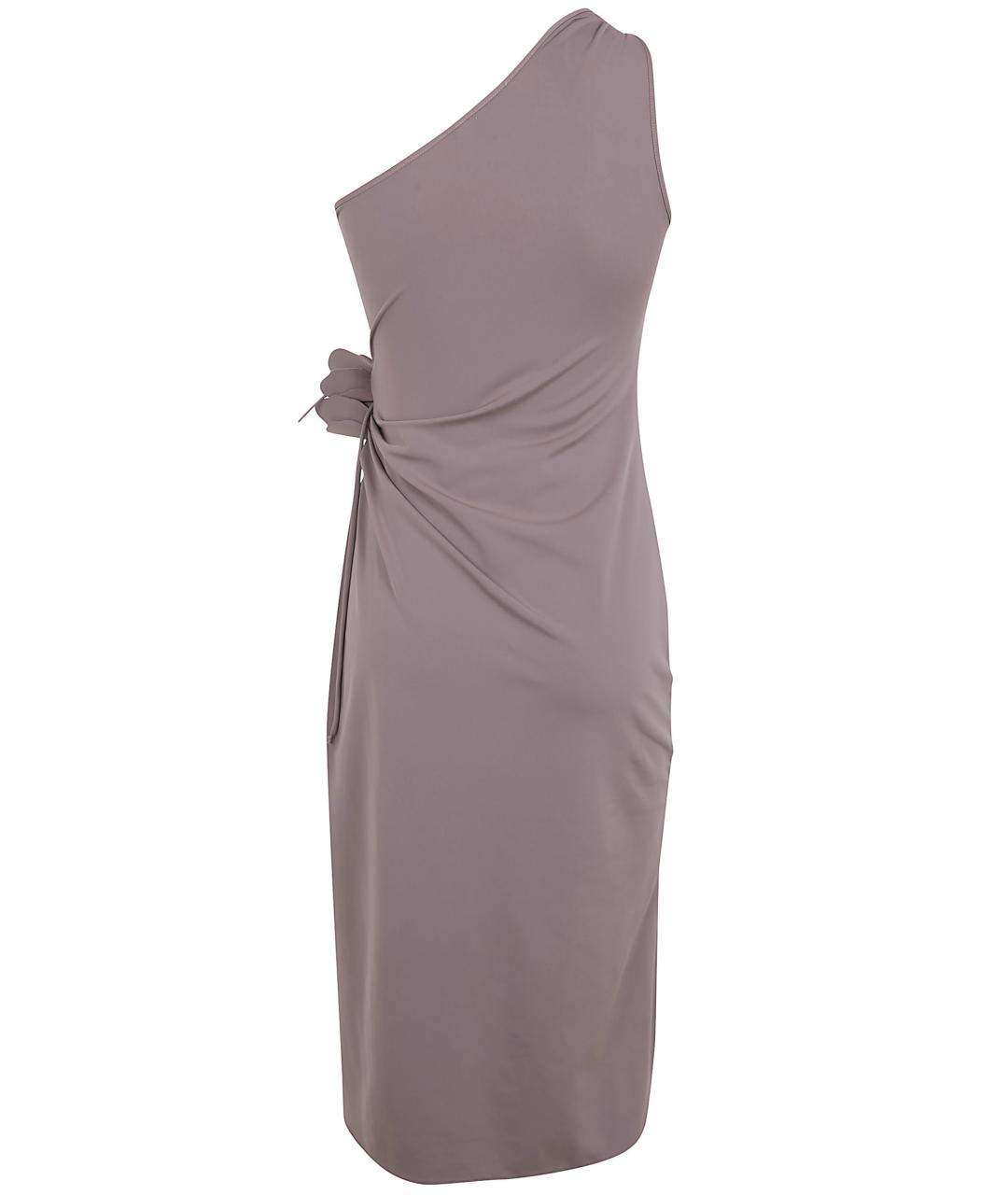 COPERNI Коричневое полиамидовое вечернее платье, фото 2