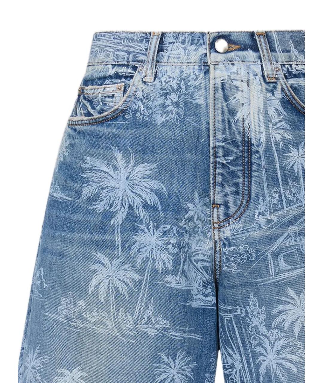 AMIRI Синие хлопковые шорты, фото 2