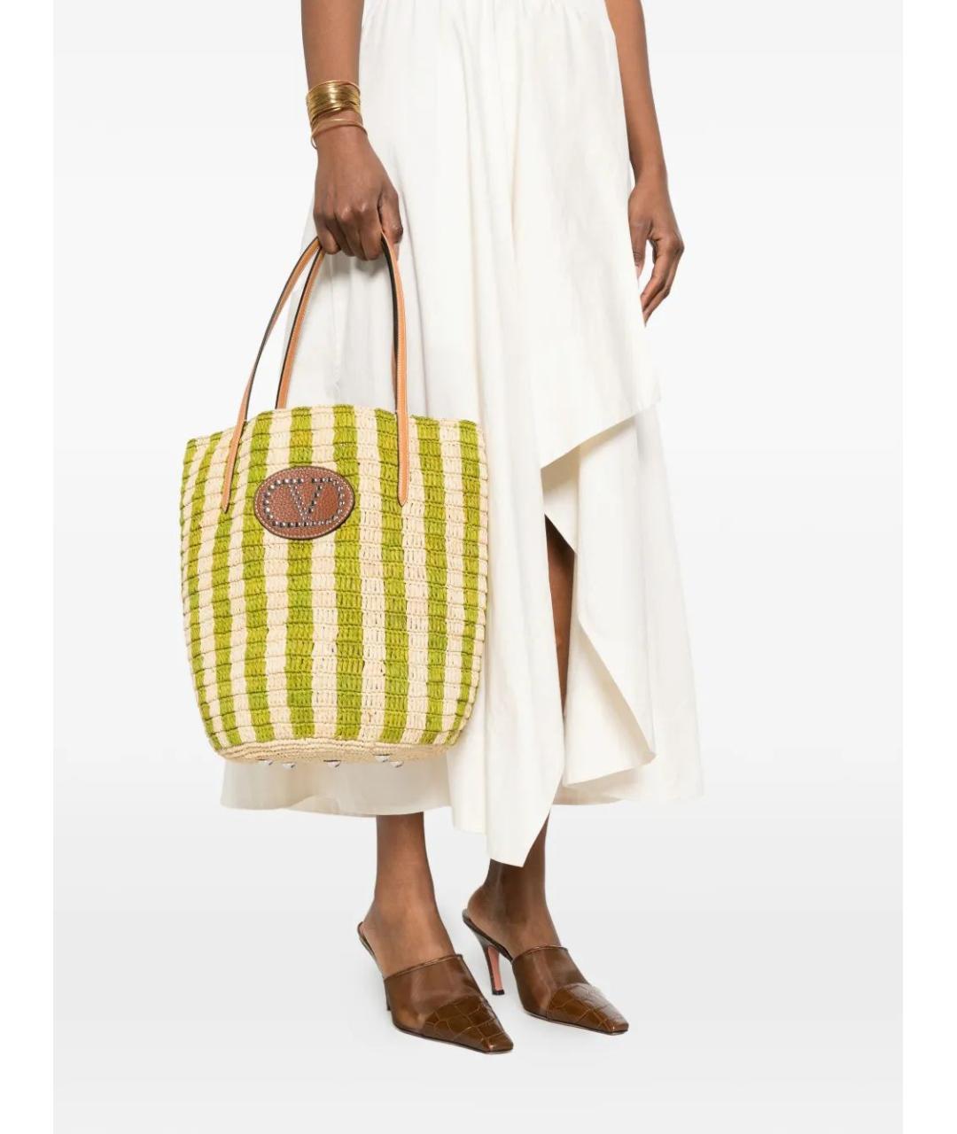 VALENTINO Мульти пелетеная сумка тоут, фото 2