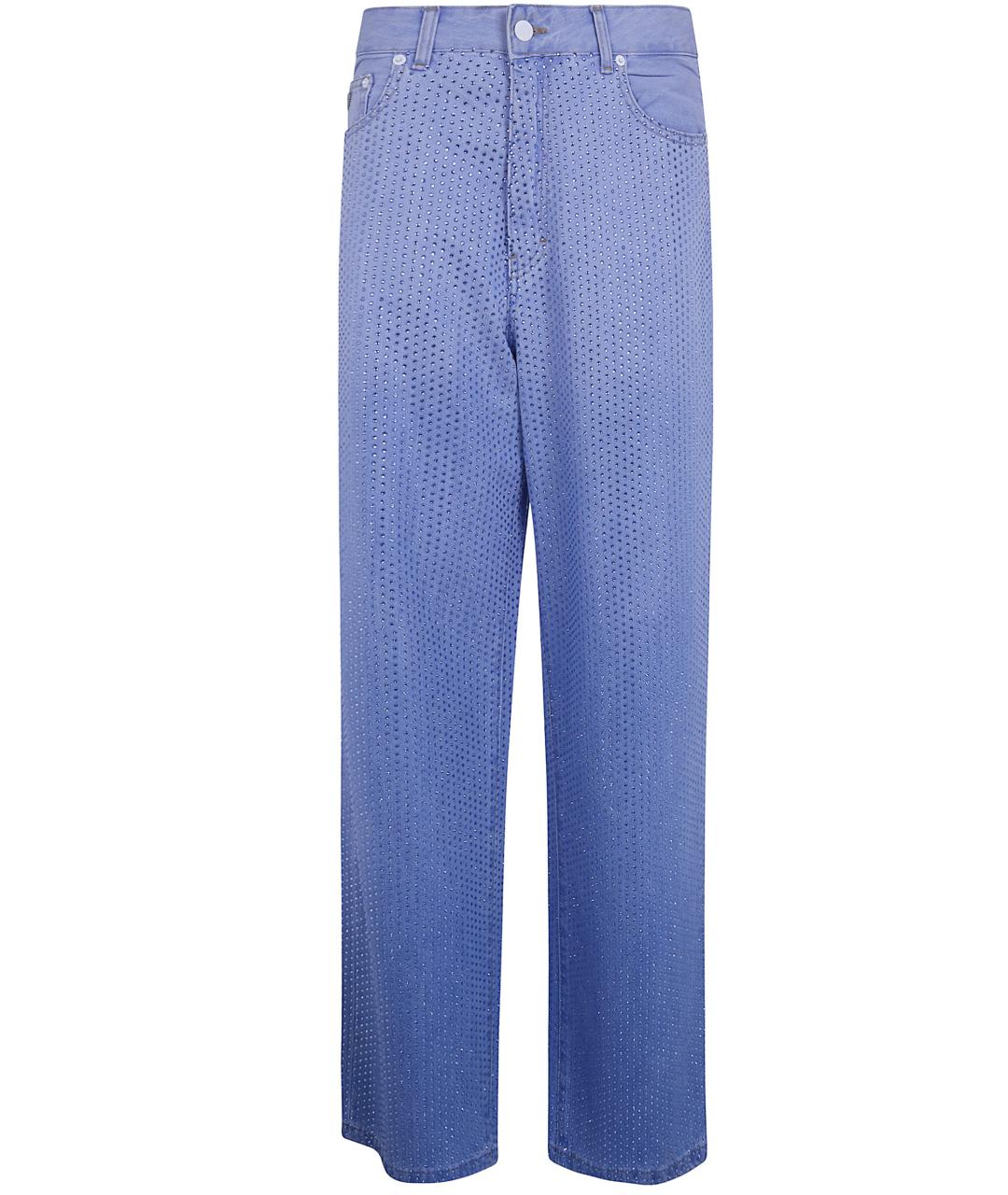 LOIS JEANS Синие хлопковые прямые джинсы, фото 3