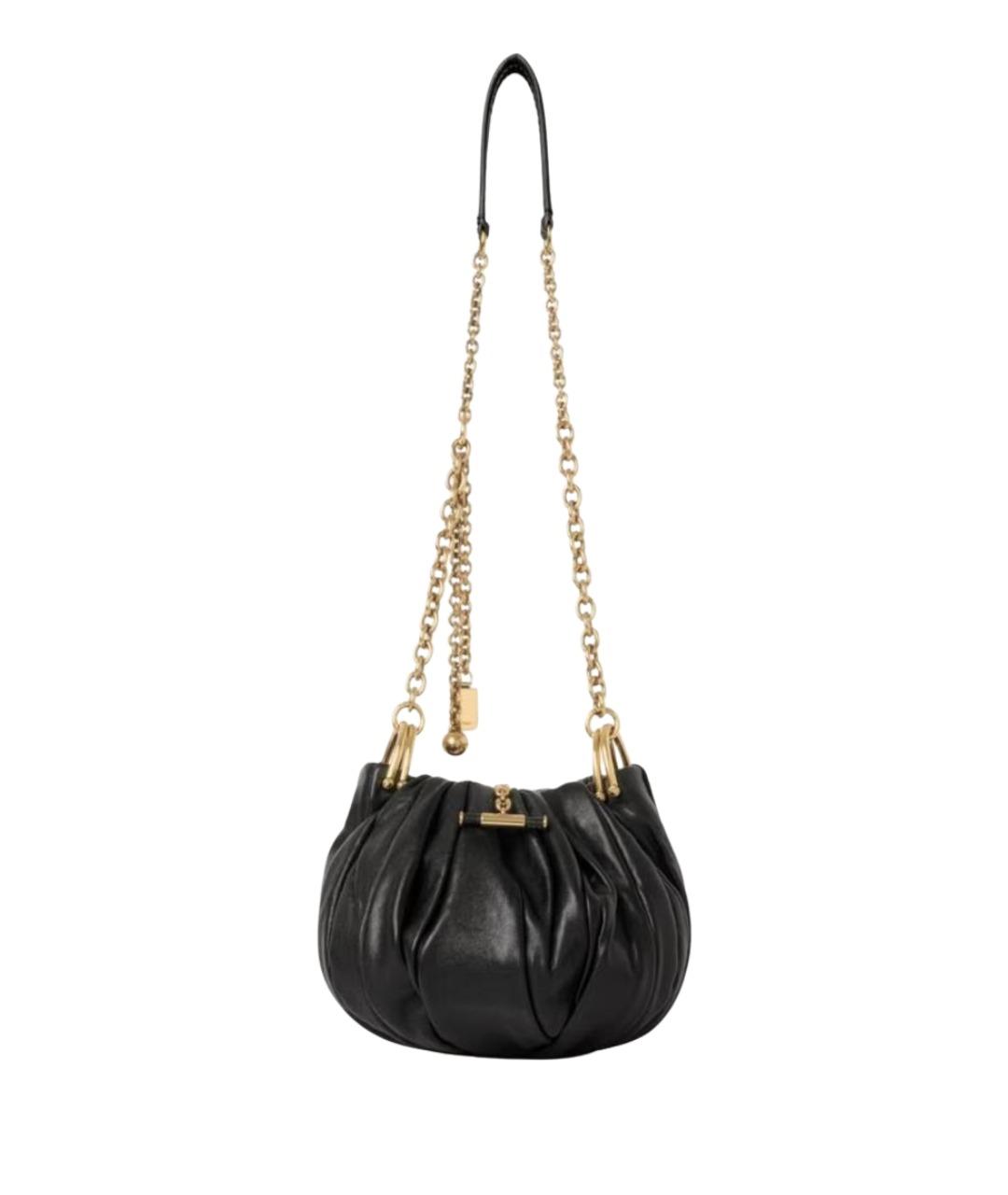 CHLOE Черная кожаная сумка через плечо, фото 1
