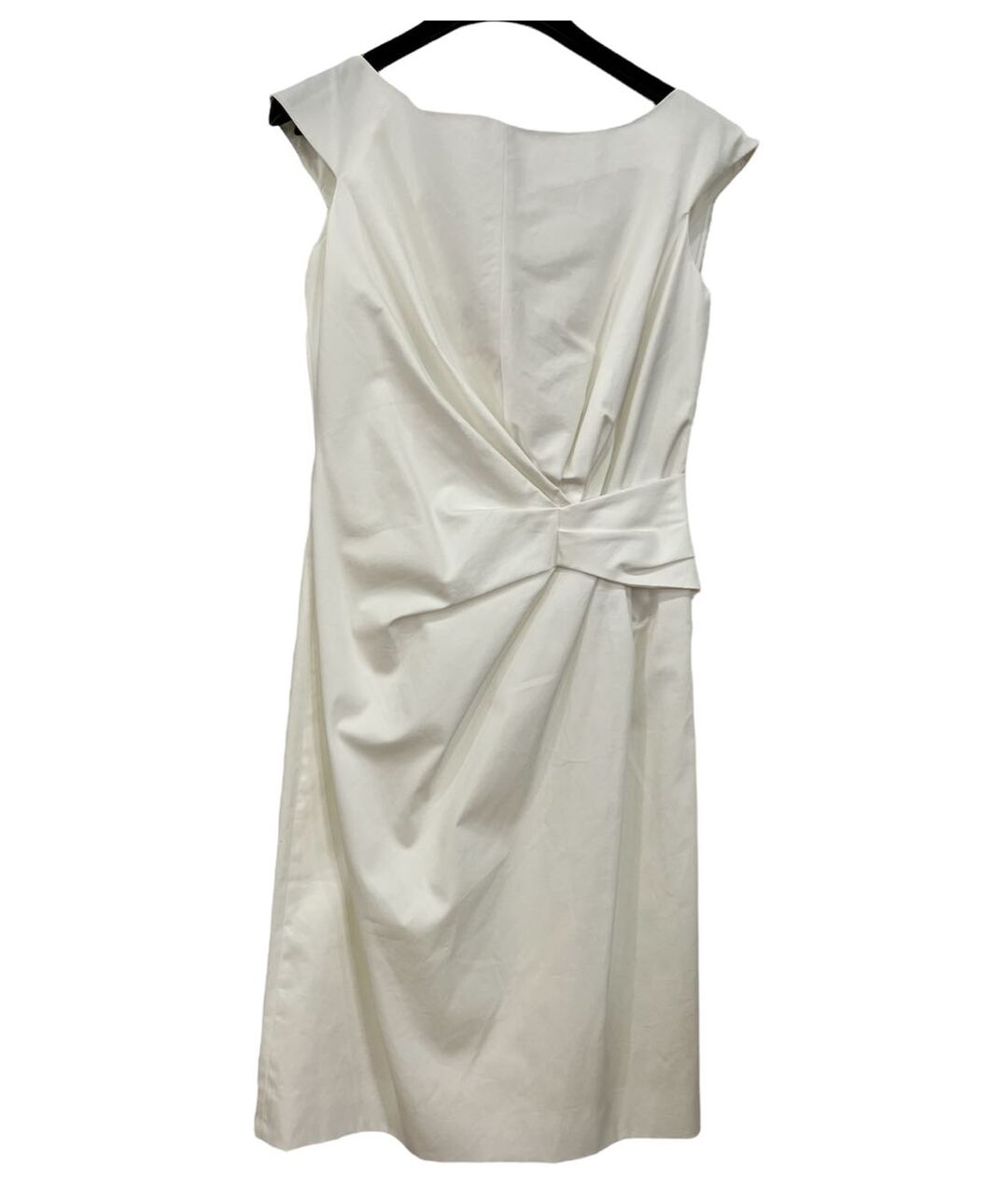 CHRISTIAN DIOR PRE-OWNED Белое хлопко-эластановое повседневное платье, фото 6
