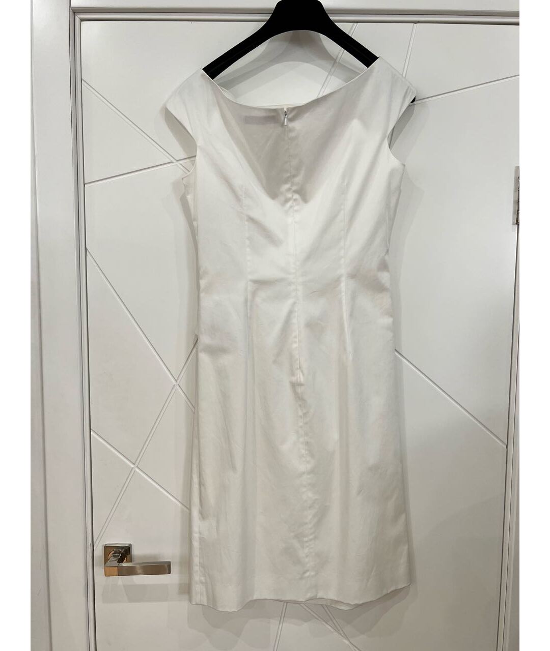 CHRISTIAN DIOR PRE-OWNED Белое хлопко-эластановое повседневное платье, фото 2