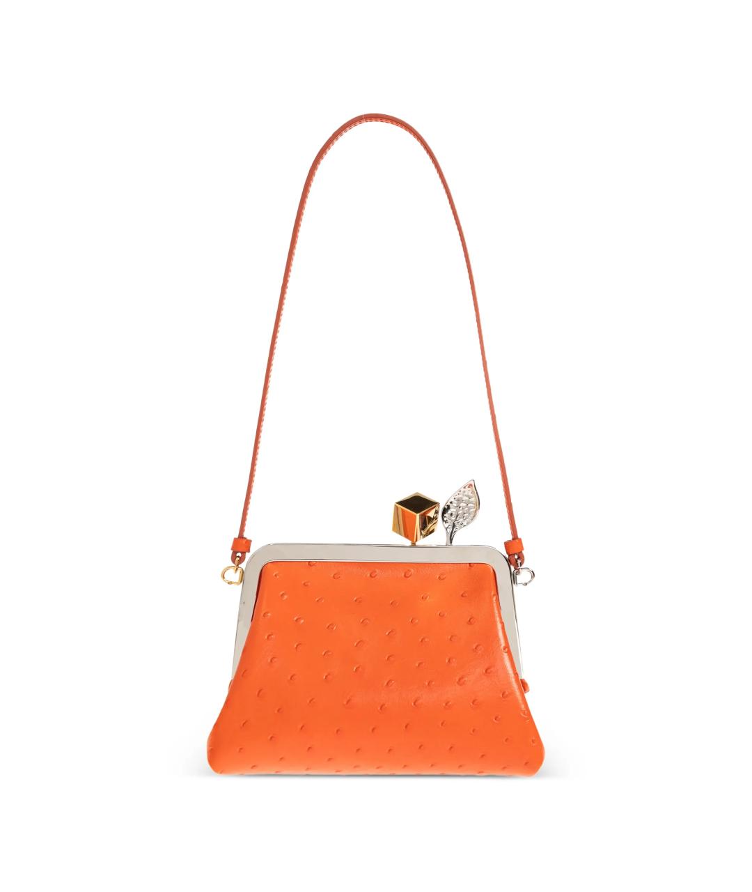 JACQUEMUS Красная кожаная сумка через плечо, фото 4