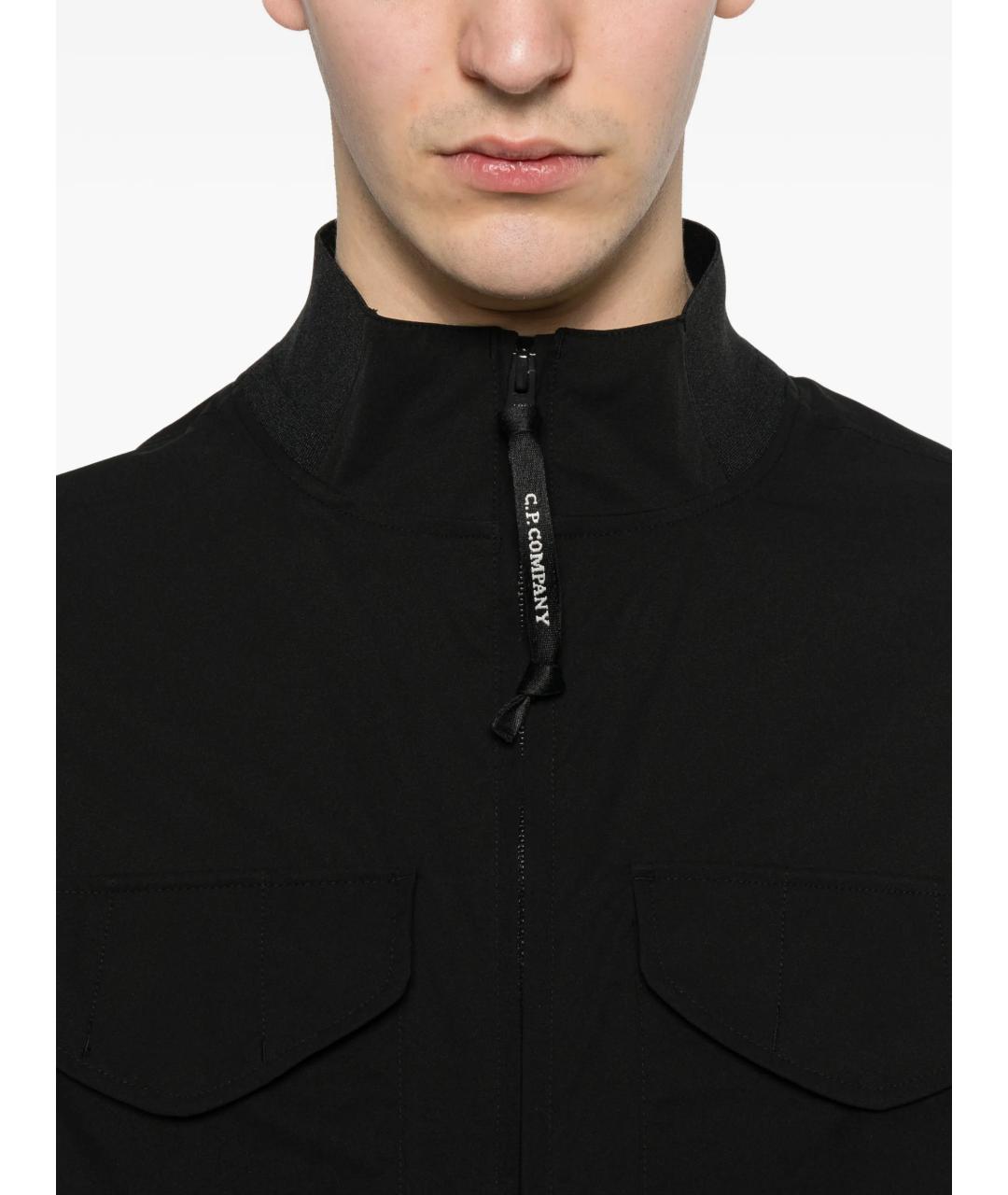 CP COMPANY Черная полиамидовая куртка, фото 2