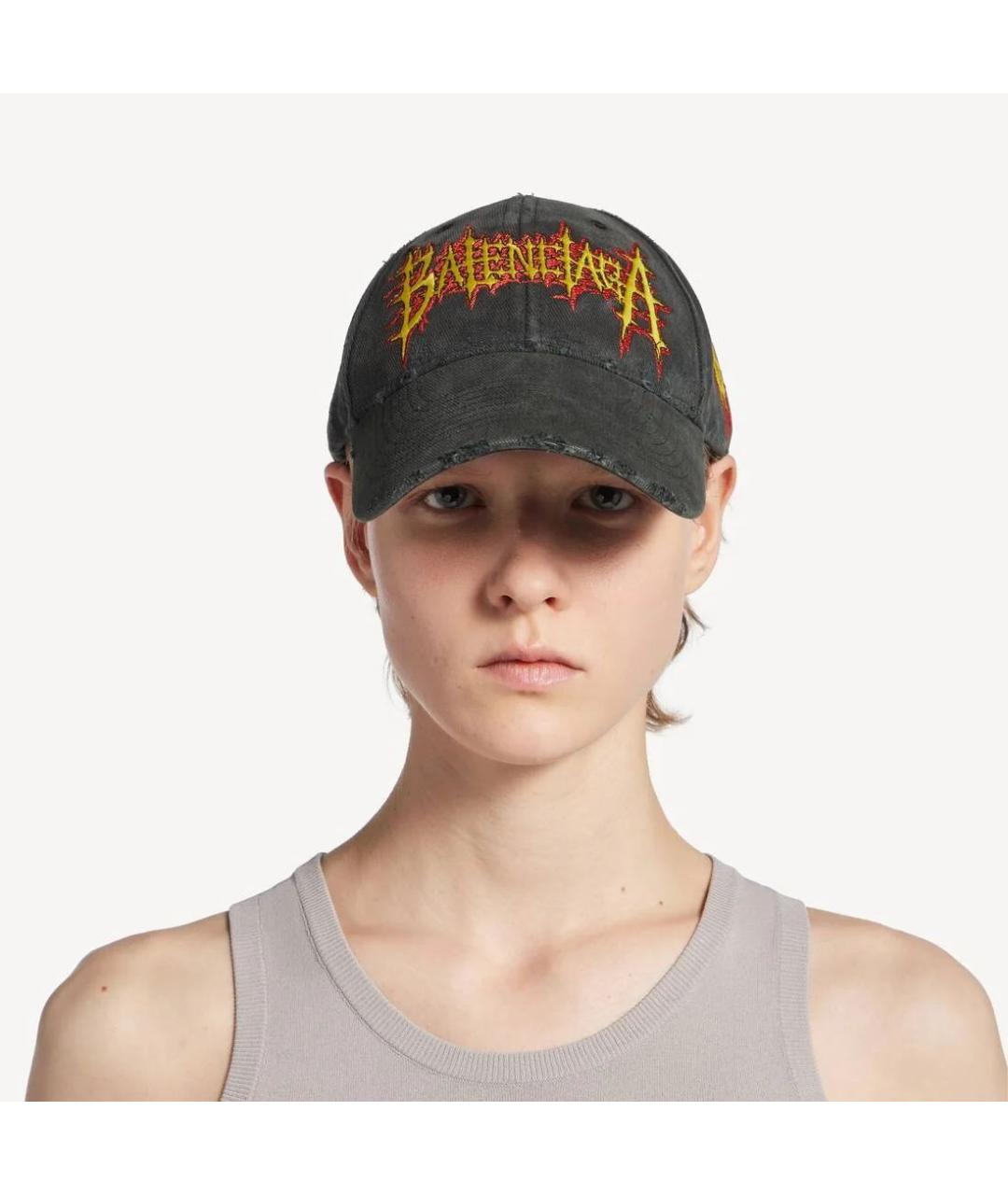 BALENCIAGA Хлопковая кепка/бейсболка, фото 4
