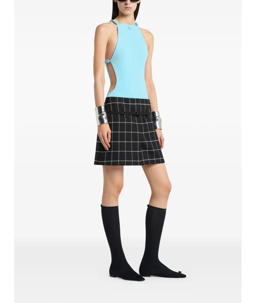 COURREGES Черные кожаные ботинки, фото 5