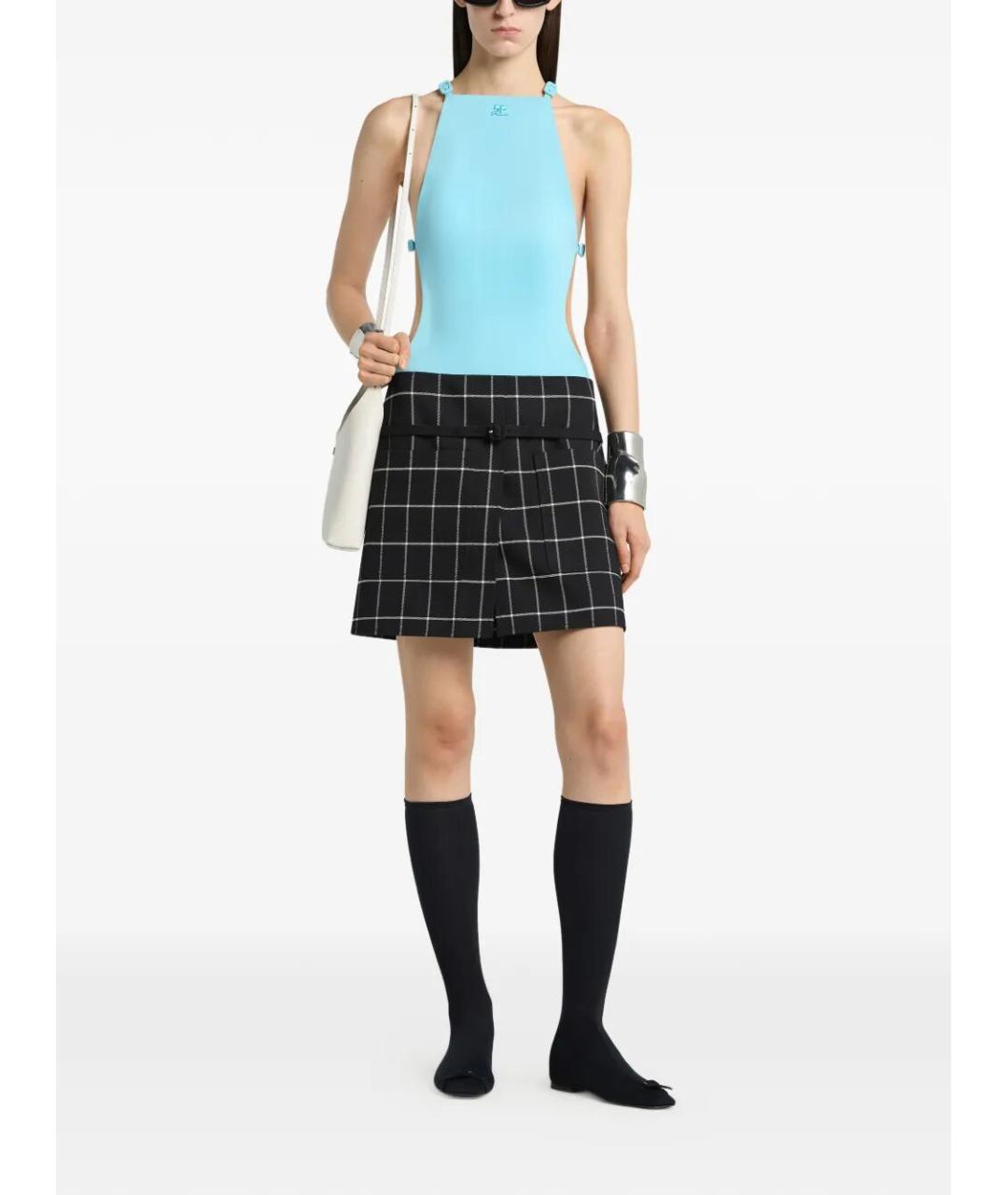 COURREGES Черные кожаные ботинки, фото 4