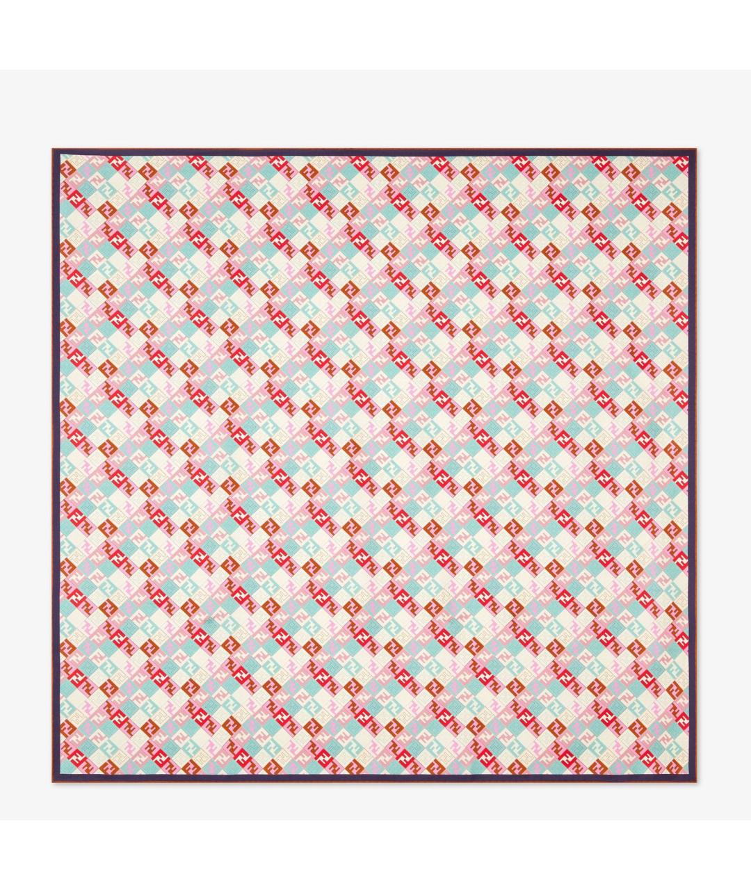 FENDI Мульти шелковый платок, фото 4