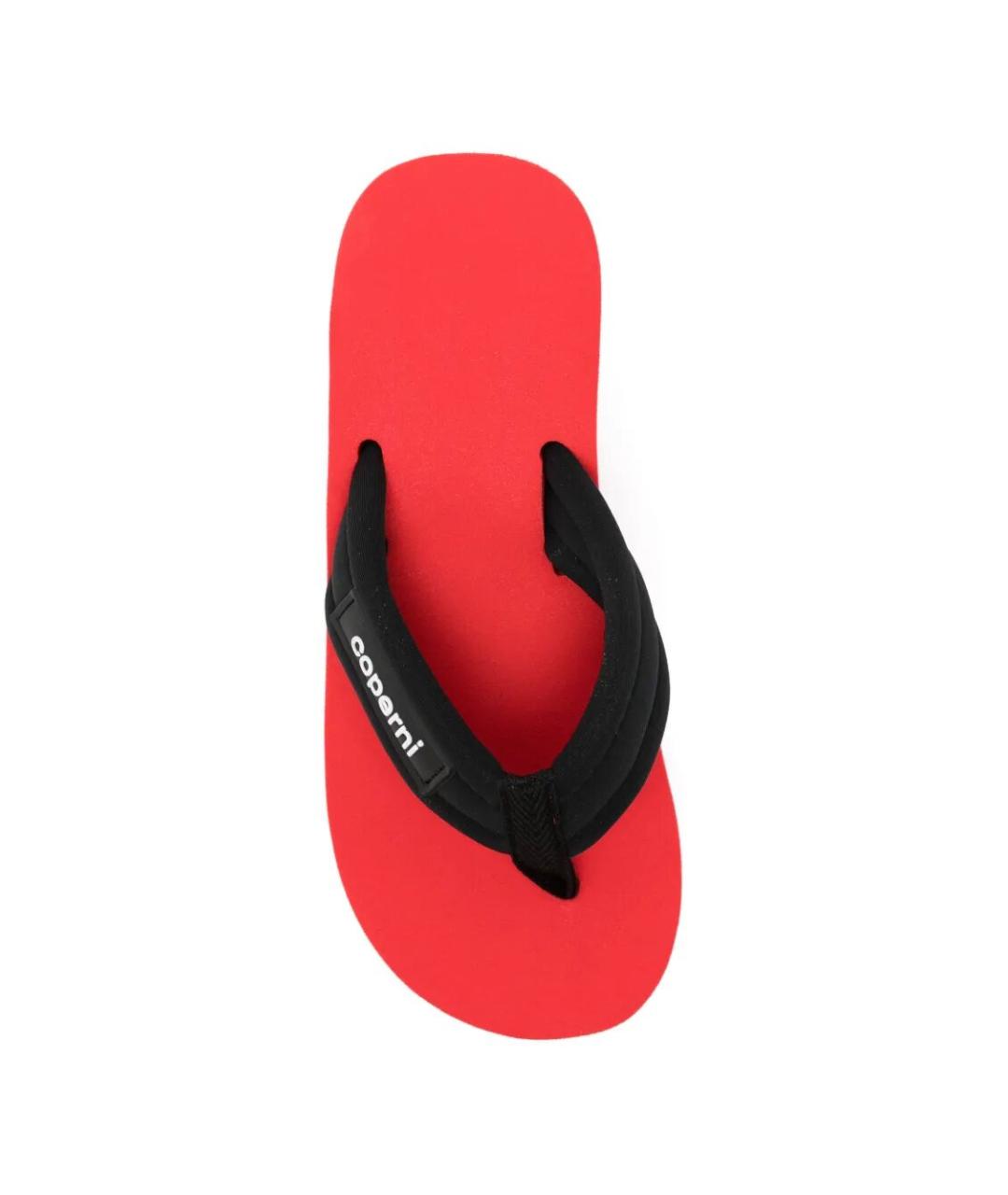 COPERNI Черные синтетические сандалии, фото 4