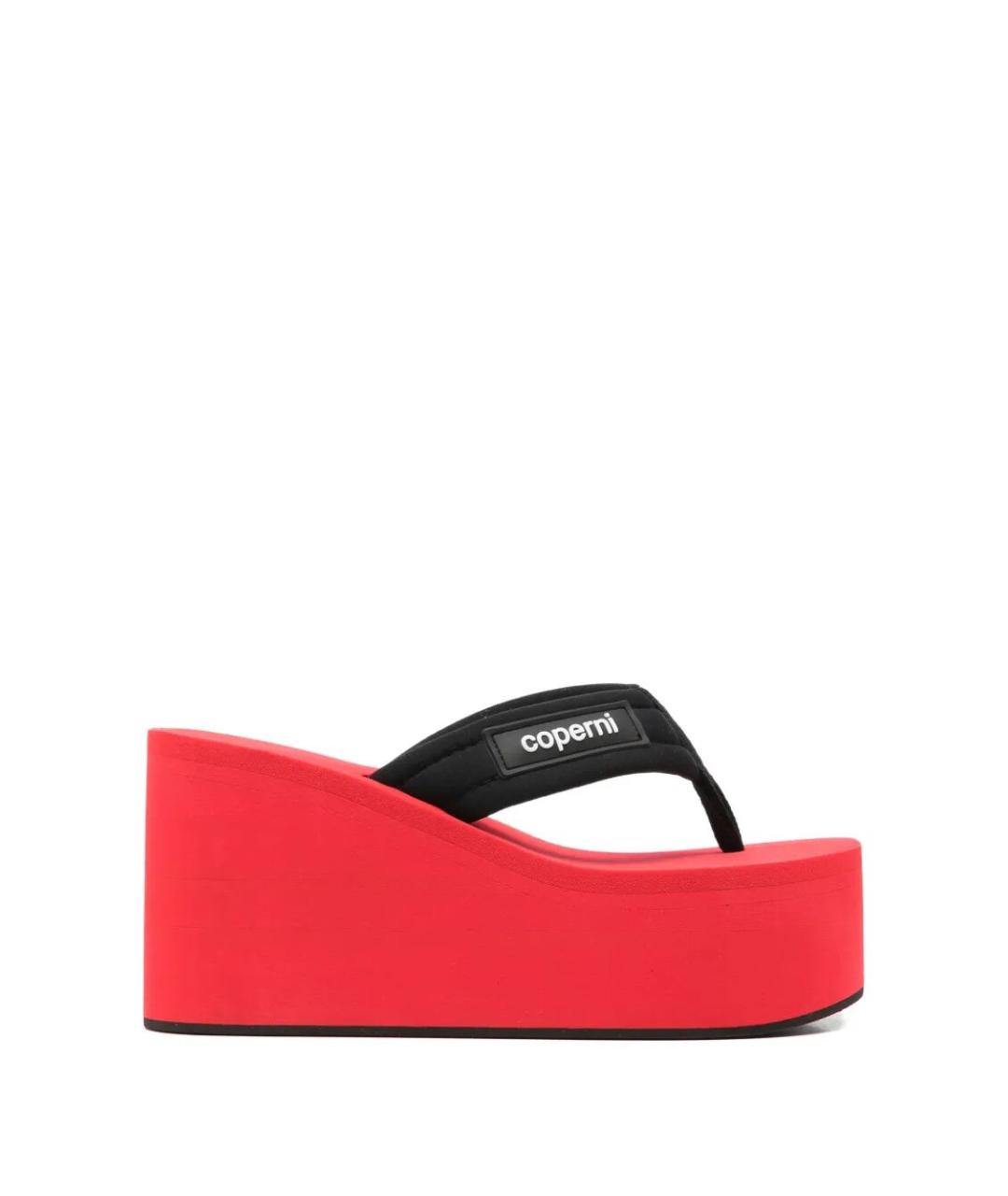 COPERNI Черные синтетические сандалии, фото 1
