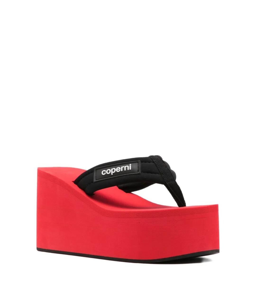 COPERNI Черные синтетические сандалии, фото 2
