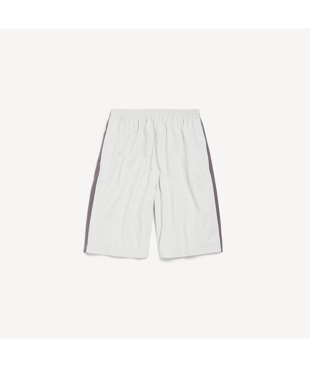 BALENCIAGA Серые полиамидовые шорты, фото 4