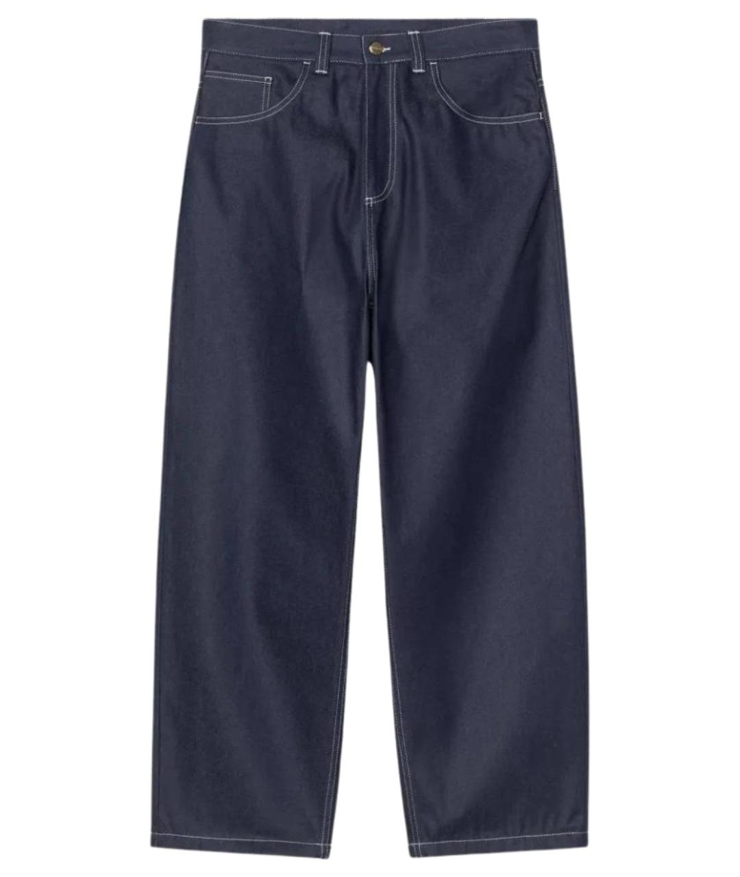 CARHARTT WIP Синие хлопковые повседневные брюки, фото 1