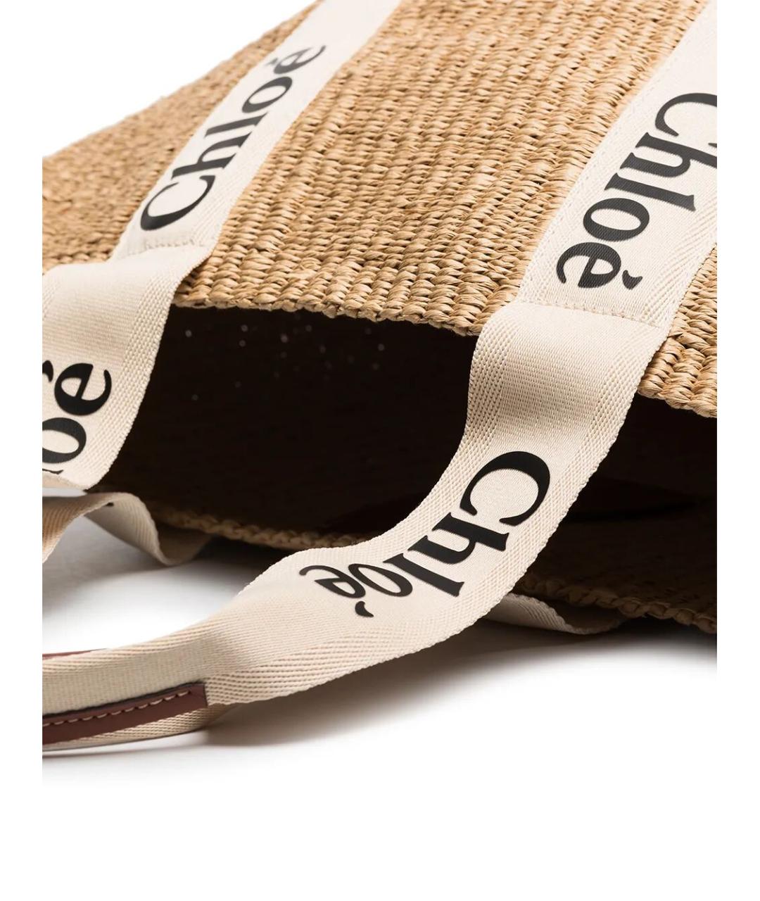 CHLOE Бежевая сумка тоут, фото 5