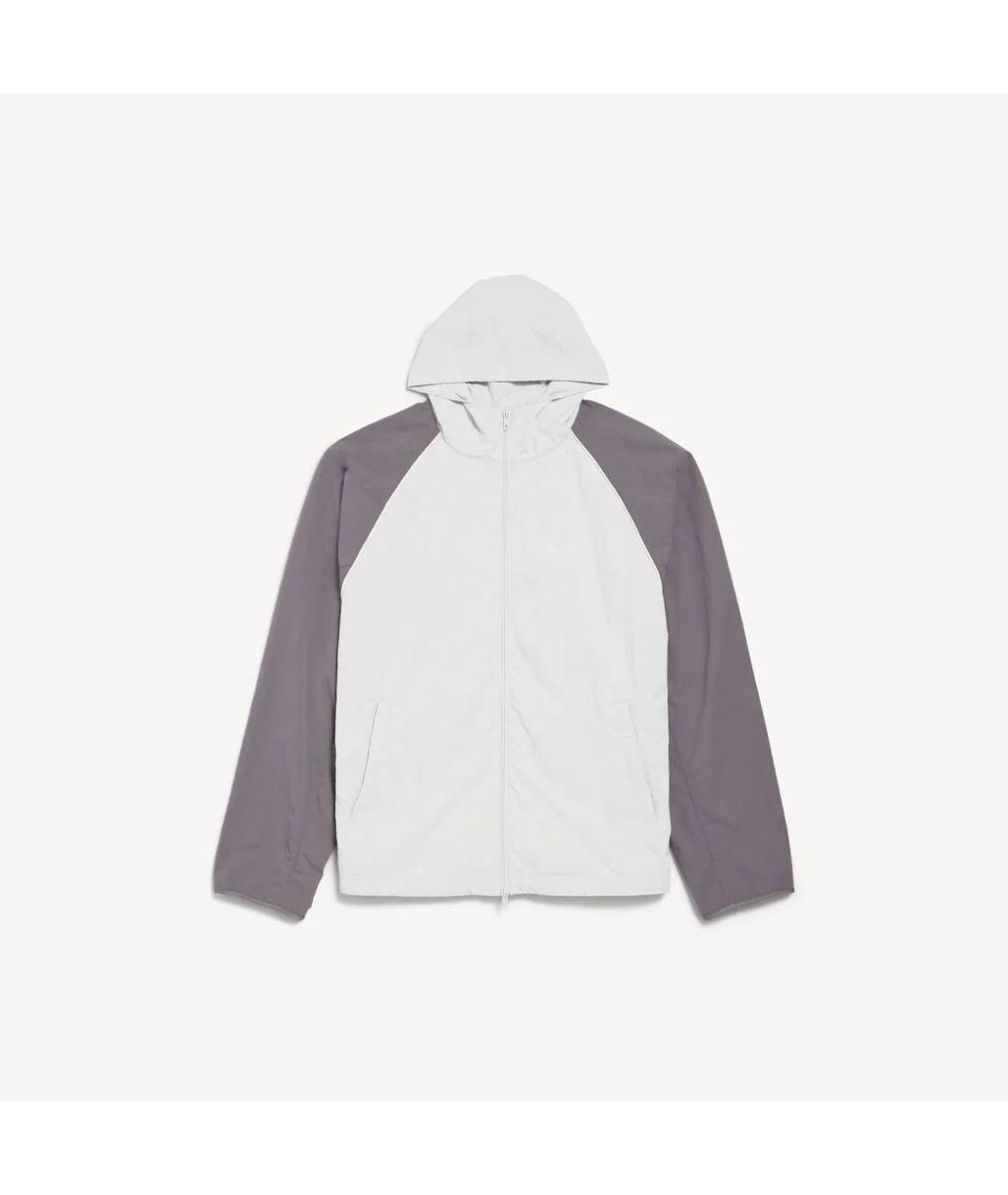 BALENCIAGA Серая полиамидовая куртка, фото 6