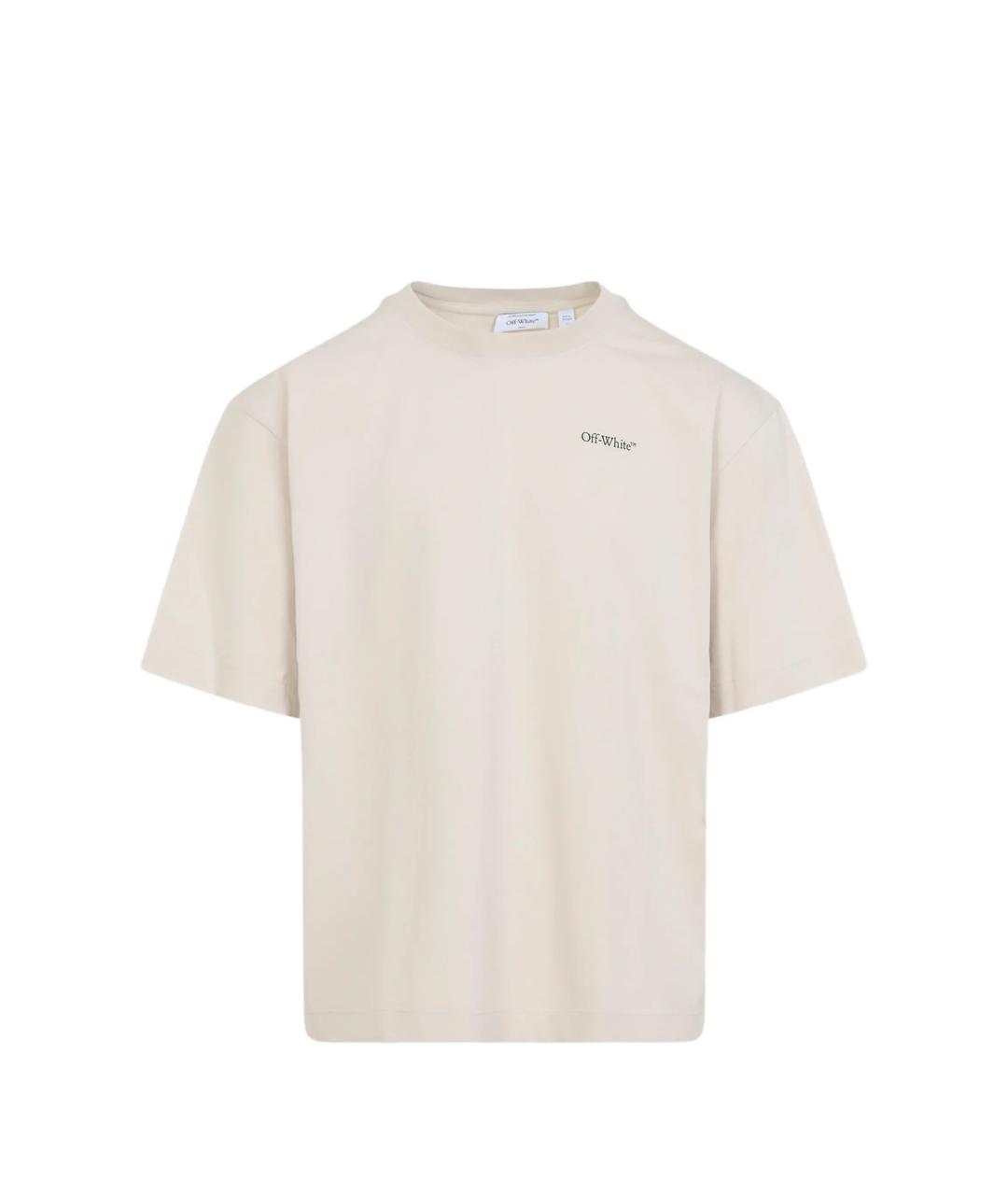 OFF-WHITE Хлопковая футболка, фото 1