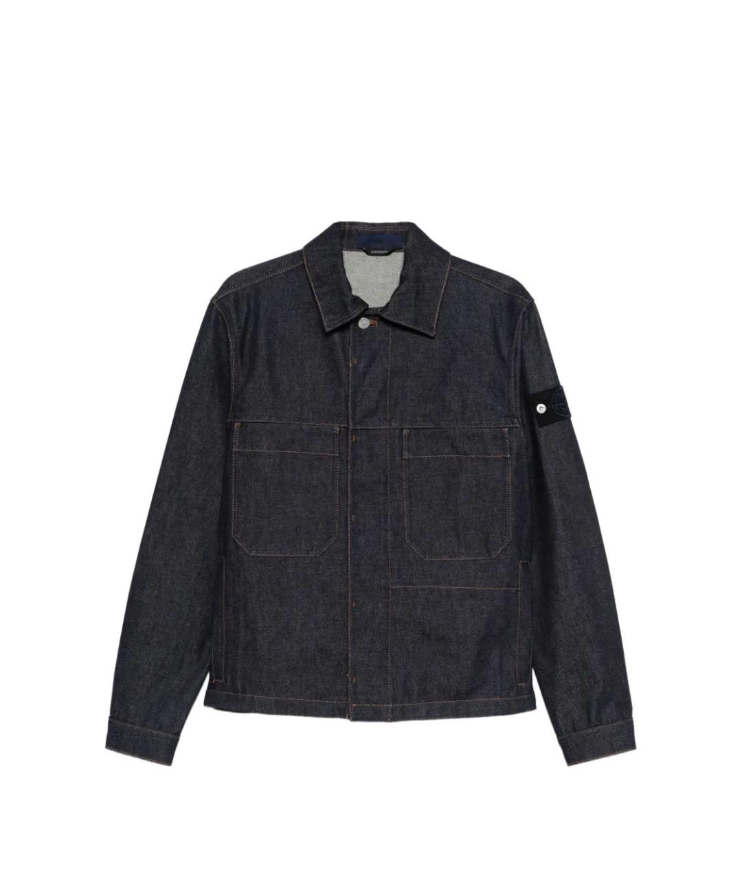 STONE ISLAND Синяя хлопковая куртка, фото 1