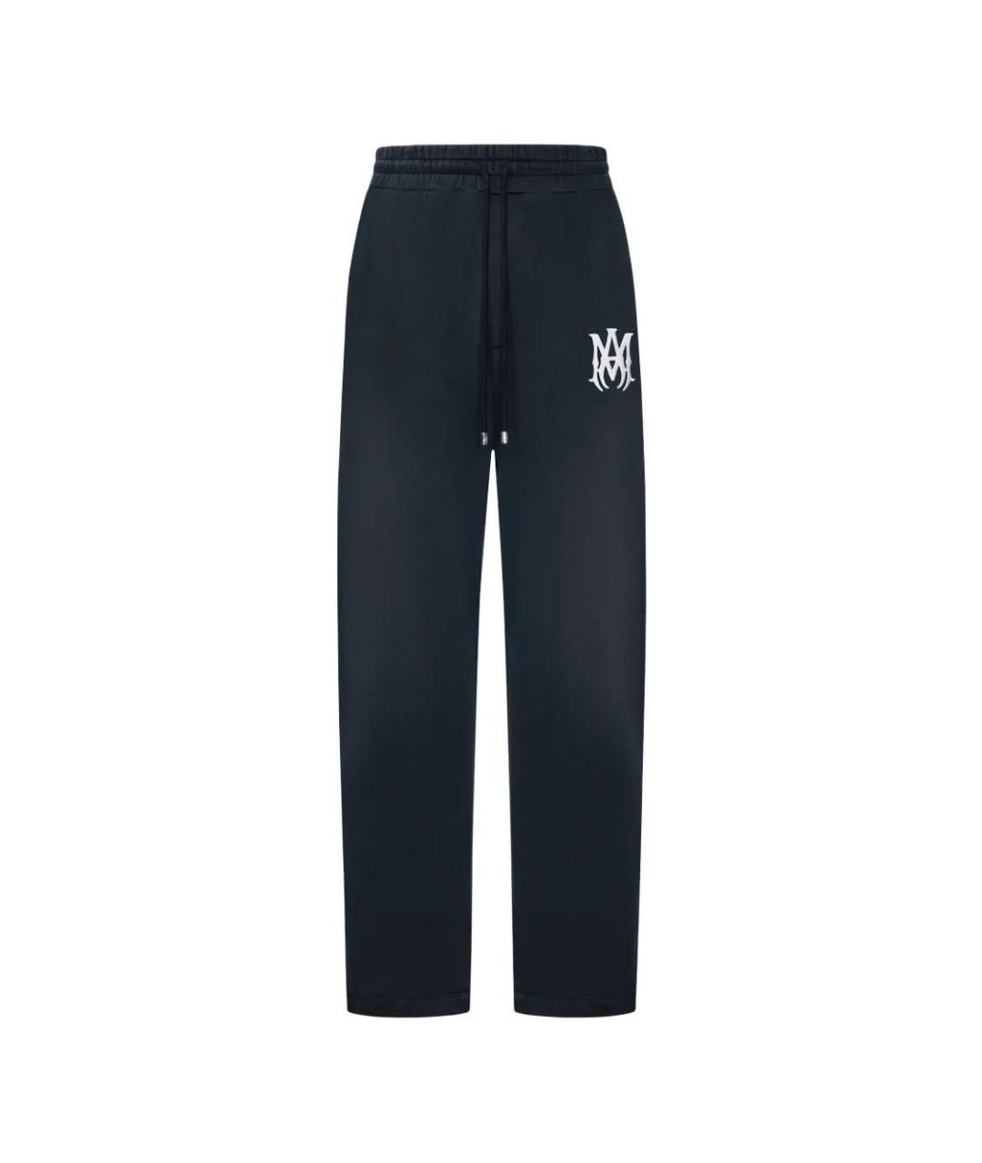 AMIRI Черные хлопковые повседневные брюки, фото 1