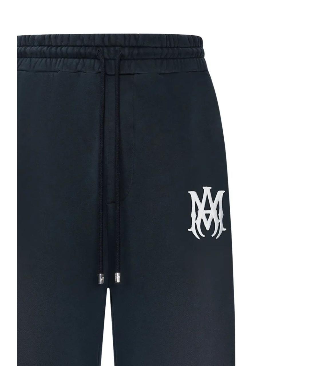 AMIRI Черные хлопковые повседневные брюки, фото 2